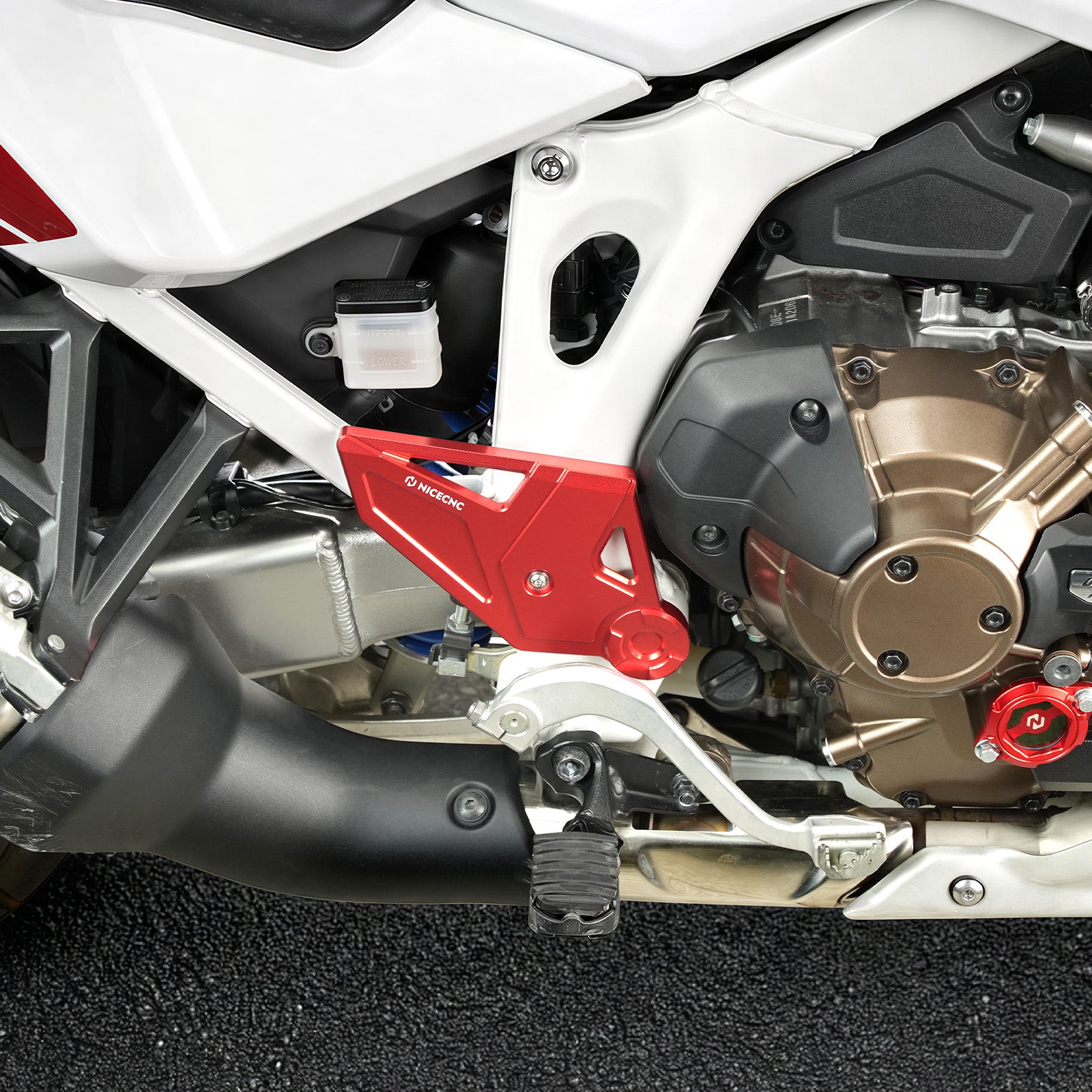 Ritzelabdeckung + Rahmenschutz für Honda Africa Twin CRF 1100L 2020-2026