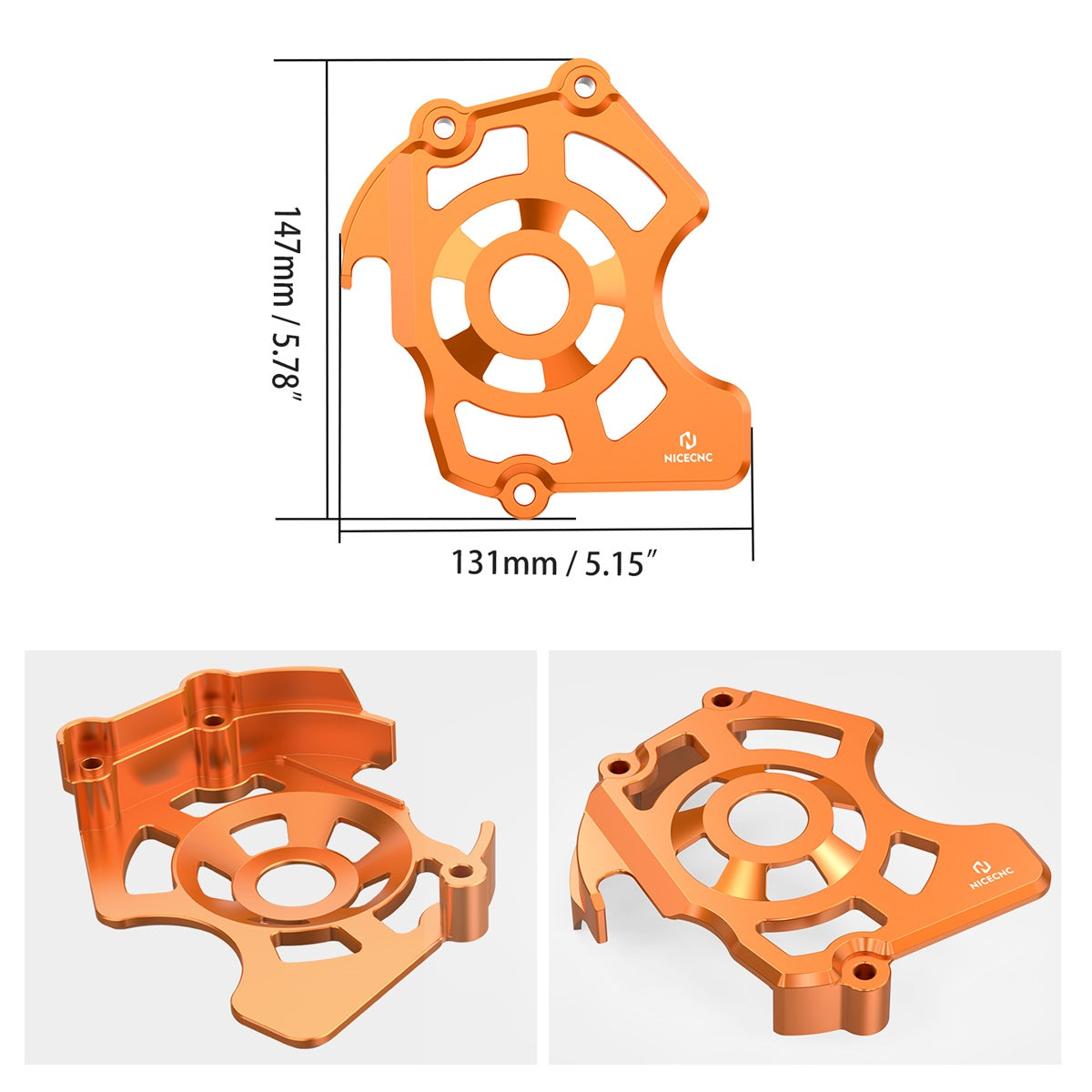 Front Sprocket Cover Kettenschutz Case Saver für KTM 950 990 Adventure Supermoto SMR