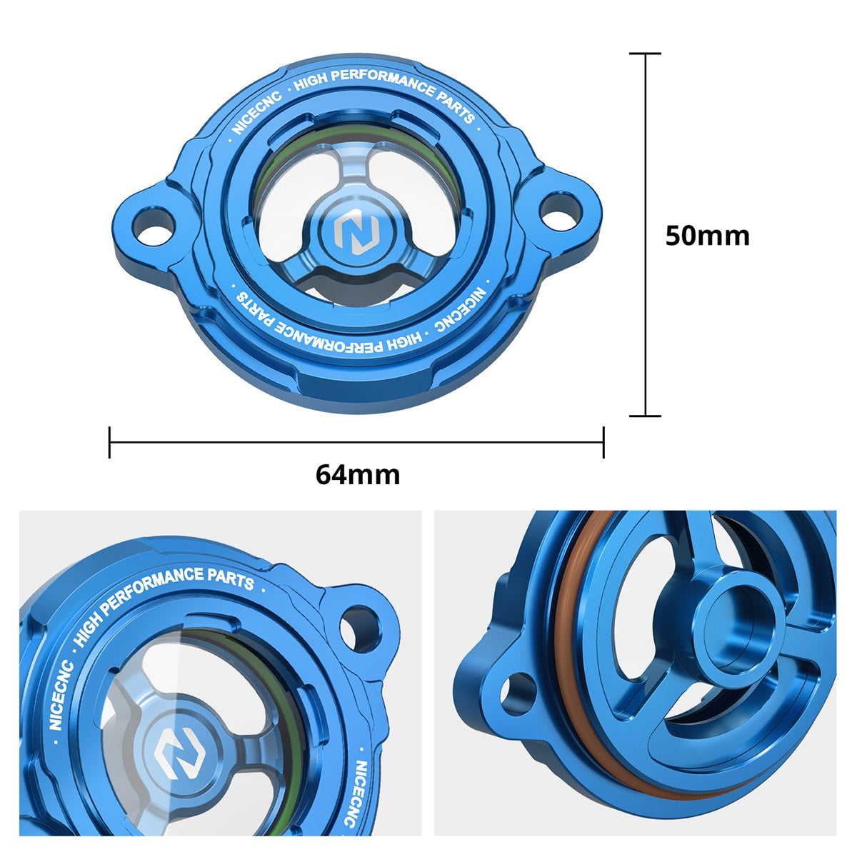 Motorölfilterdeckel für KTM 125-1290 Husqvarna FE / 701 / 901 GasGas 700 ES/SM Husaberg