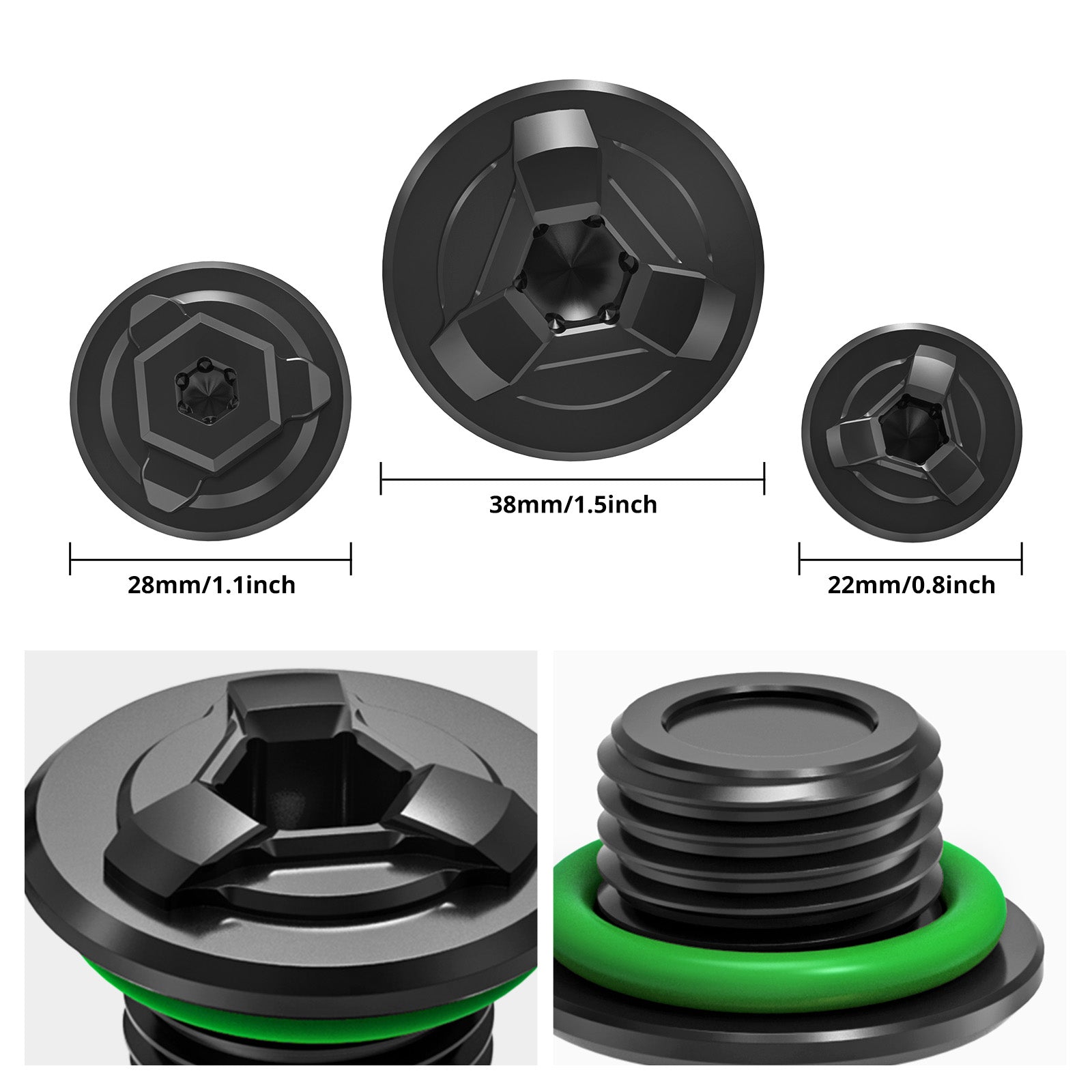 Zündloch-Stopfen & Öleinfülldeckel für Honda CRF1000L CRF1100L Africa Twin