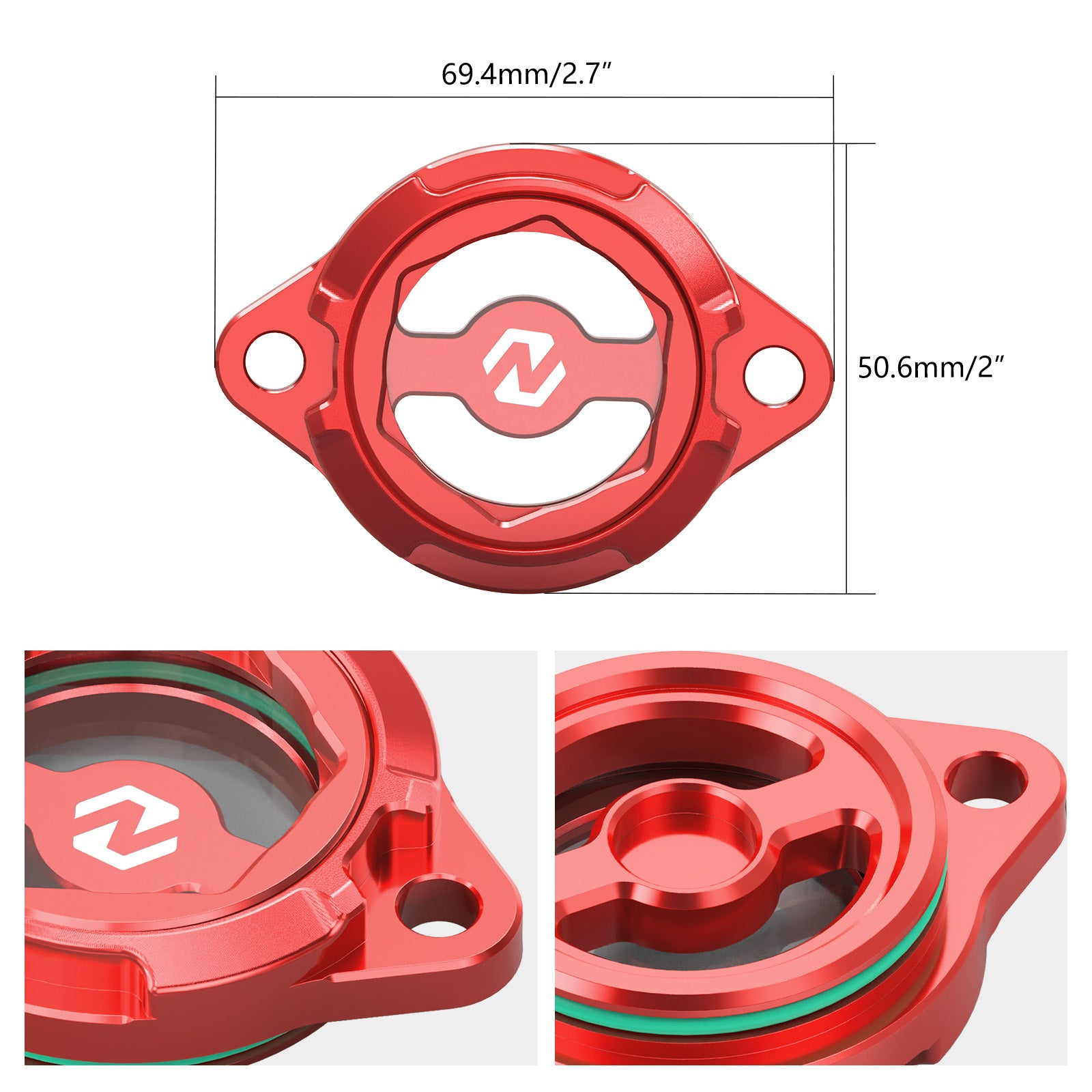 Transparenter Ölfilterdeckel für Honda Africa Twin CRF 1100L 1000L