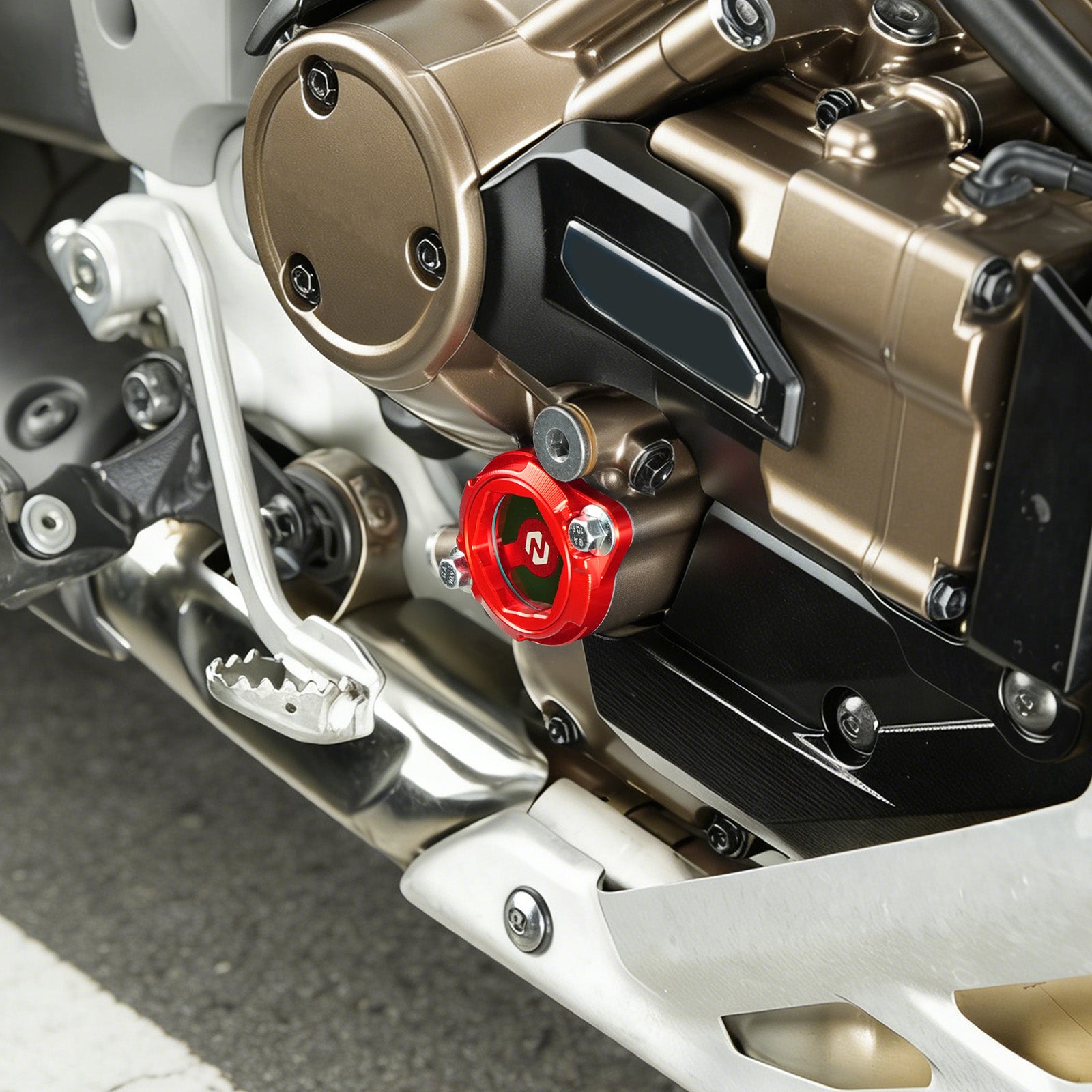 Transparenter Ölfilterdeckel für Honda Africa Twin CRF 1100L 1000L