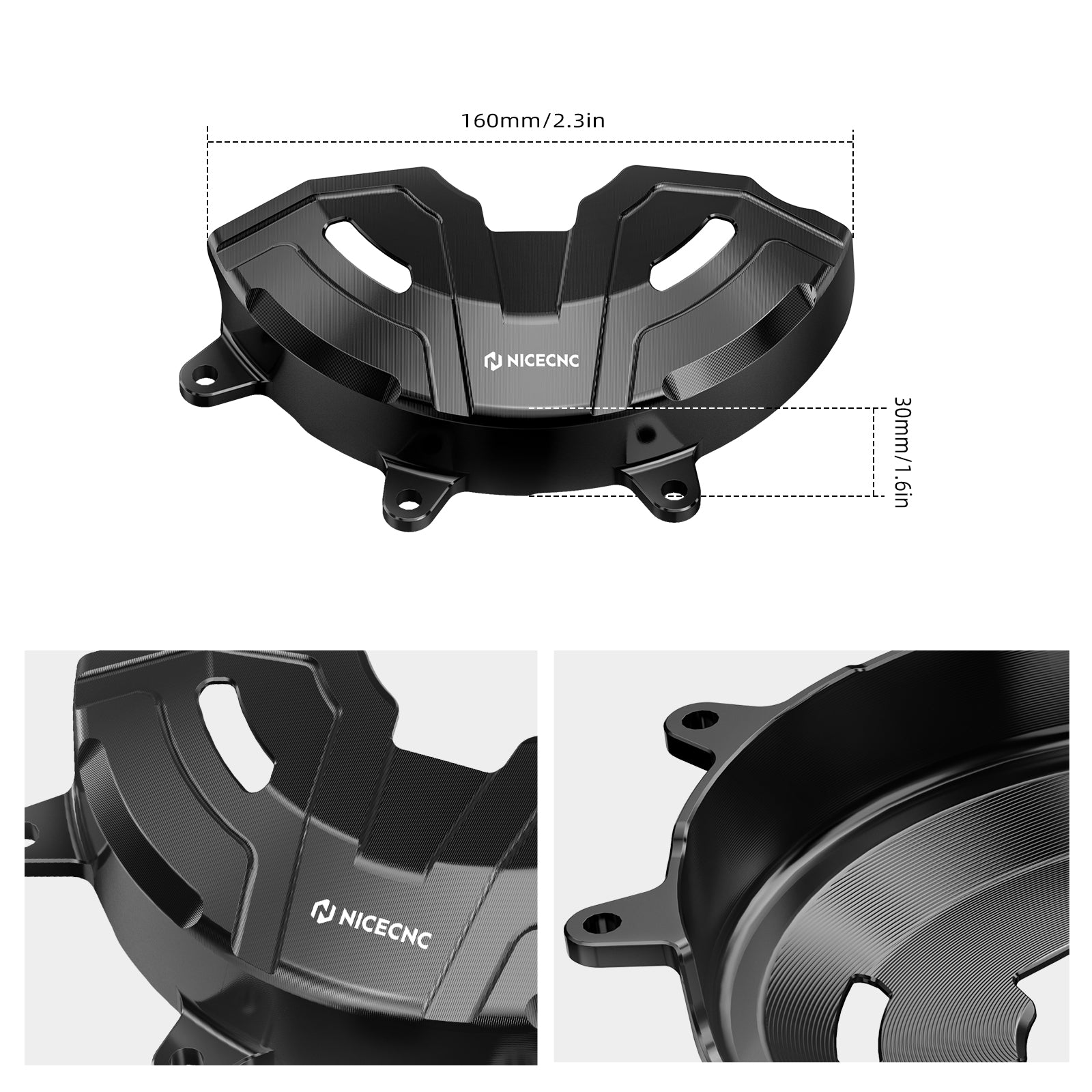 Linke Motorstatorabdeckung für Honda CRF1100L Africa Twin 2020-2025