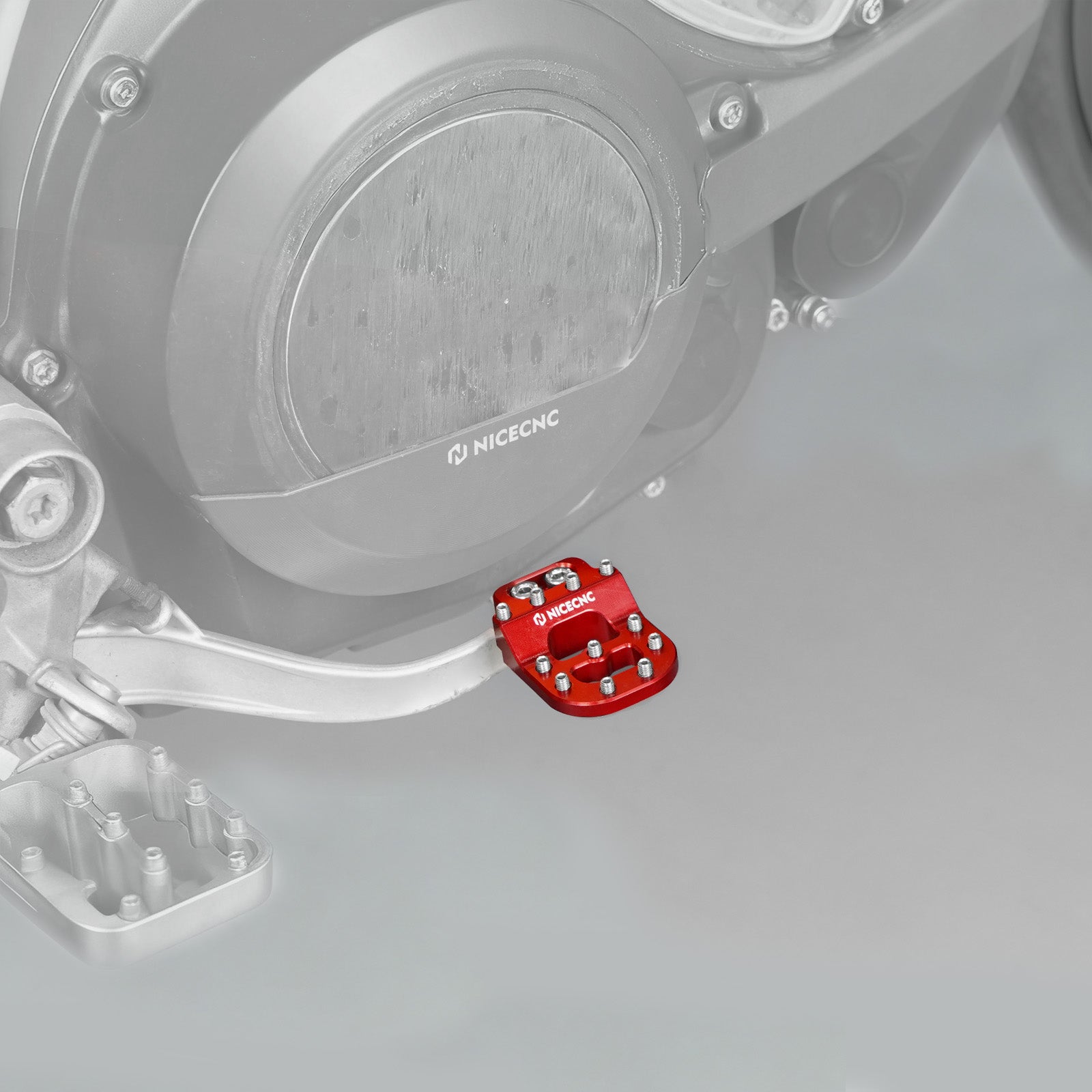 Dual Control Fußbremshebel Aufsatz / Pedal Pad für Husqvarna TC FC TE FE 125-501 2014-2016