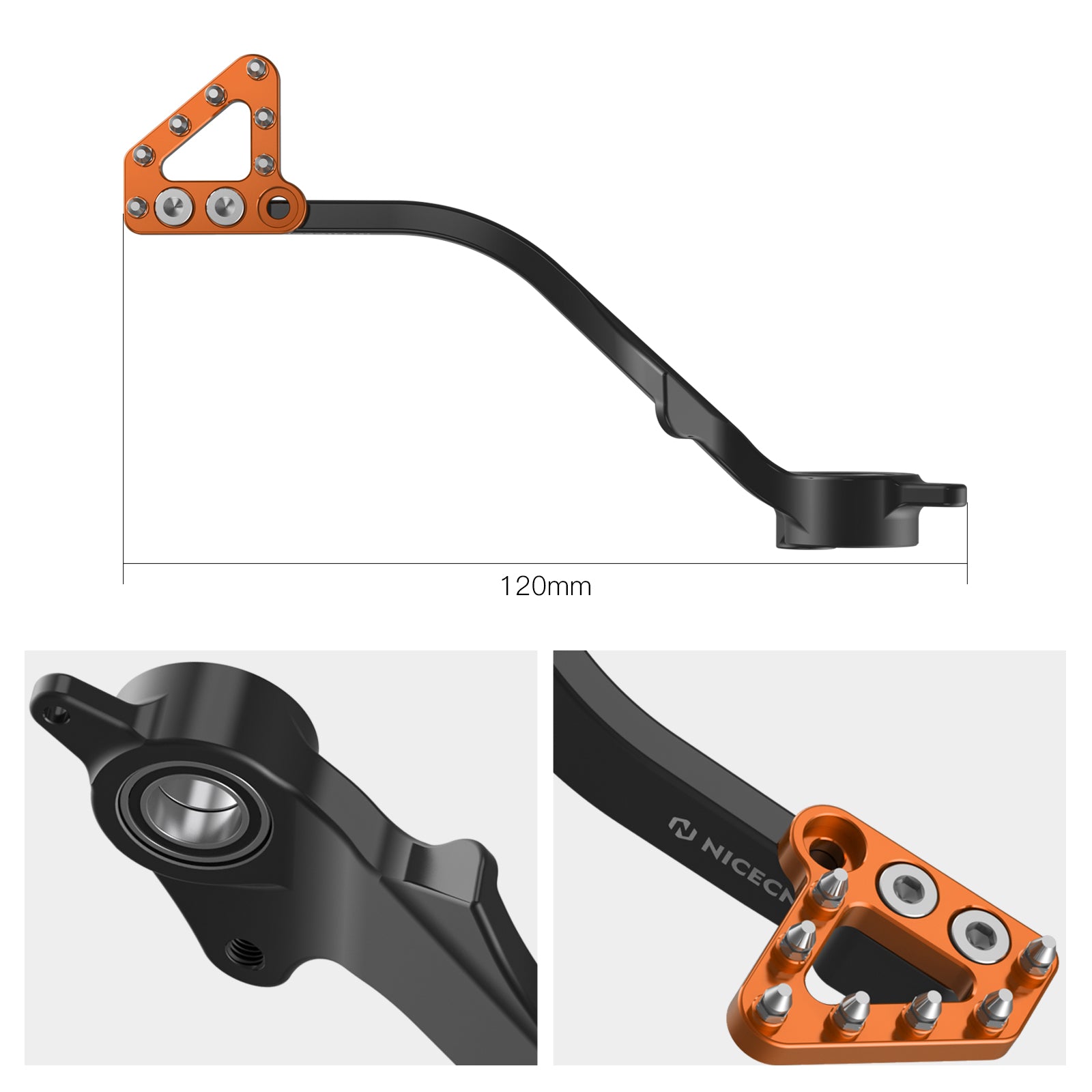 Bremspedal Anti-Rutsch Verdickter Hebel Für Husqvarna 701 GasGas 700 SM/ES