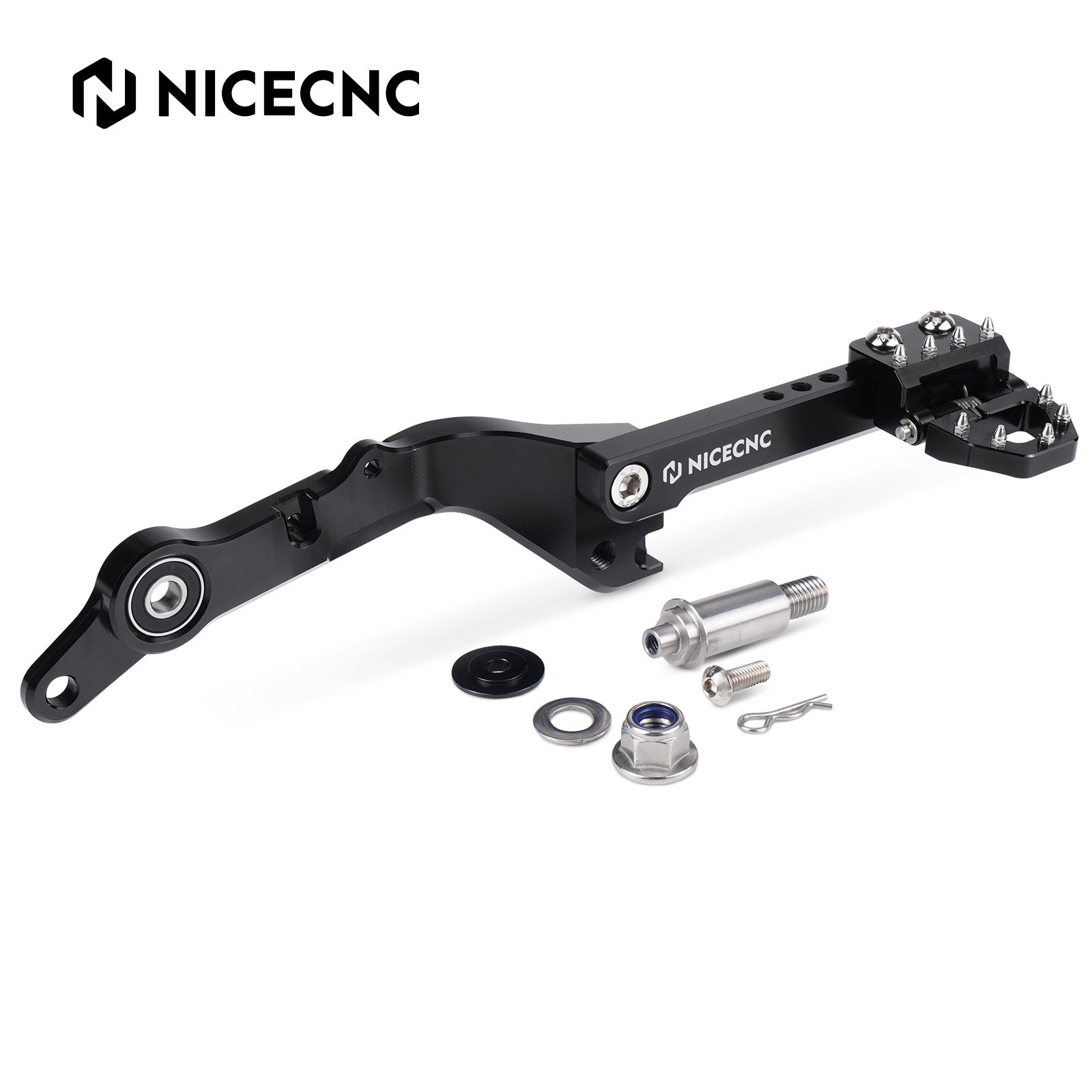 Einstellbarer abgesenkter Hinterradbremspedalhebel für Suzuki DR650S 1996-2025
