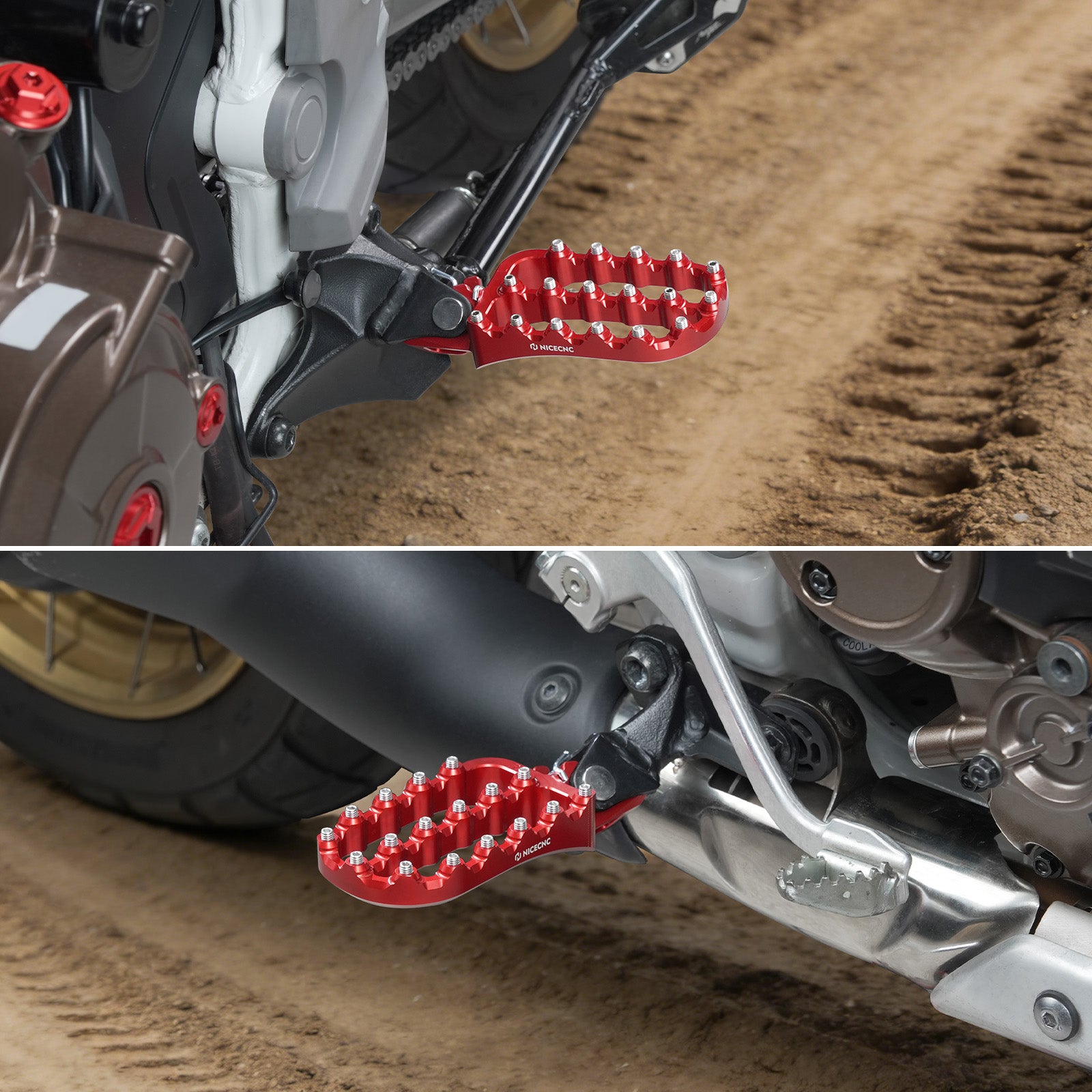 Geschmiedete vergrößerte Fußrasten für Honda CRF1100L Africa Twin 2020-2025