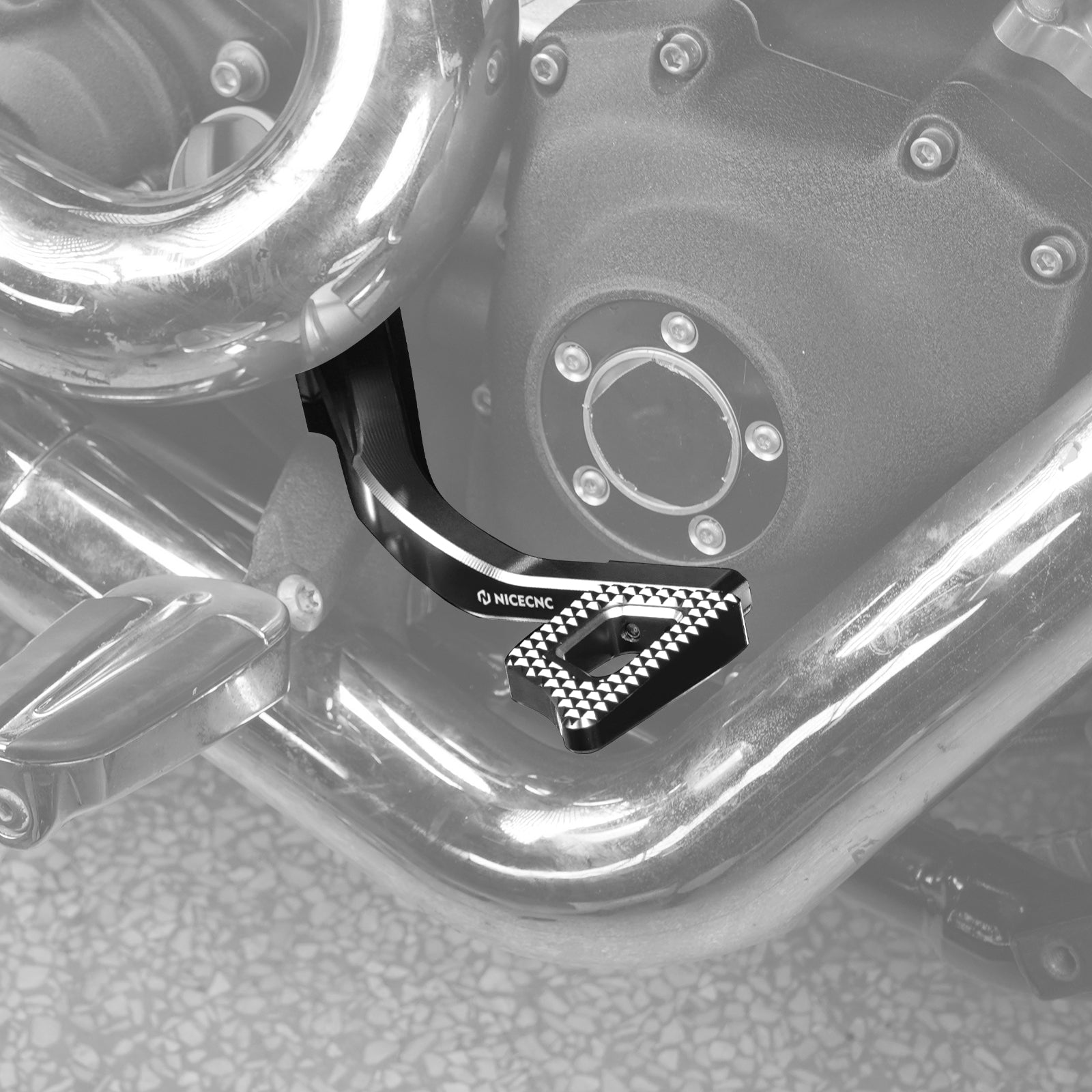 Hinten Bremspedal Hebel Kit Für Harley Dyna Low Rider Street Bob Super Glide Fat Bob