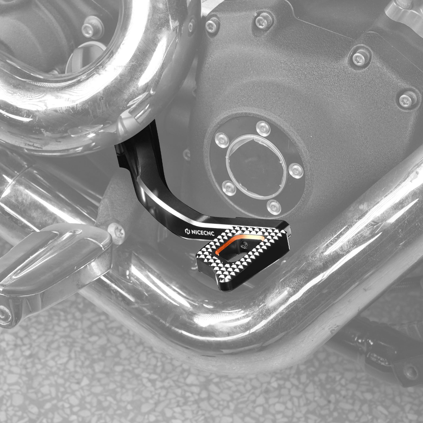 Hinten Bremspedal Hebel Kit Für Harley Dyna Low Rider Street Bob Super Glide Fat Bob