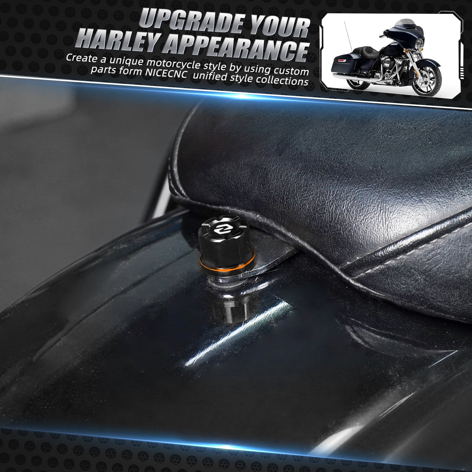 Hinten Sitz Montage Bolzen Schraube Für Harley Road King Street Glide Fat Boy Heritage Classic