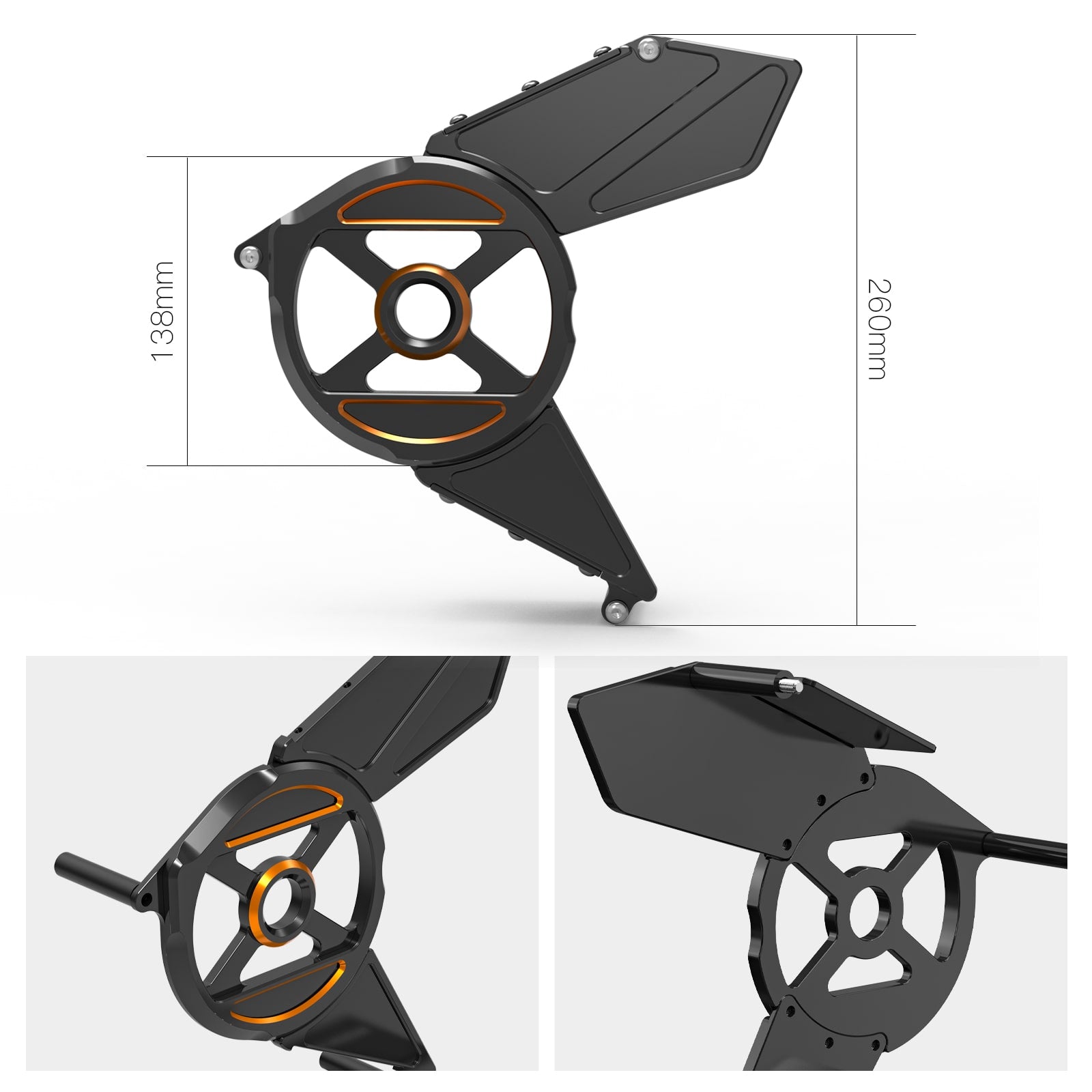 Getriebekettenradabdeckung für Harley Davidson Sportster S Pan America 1250 21-24