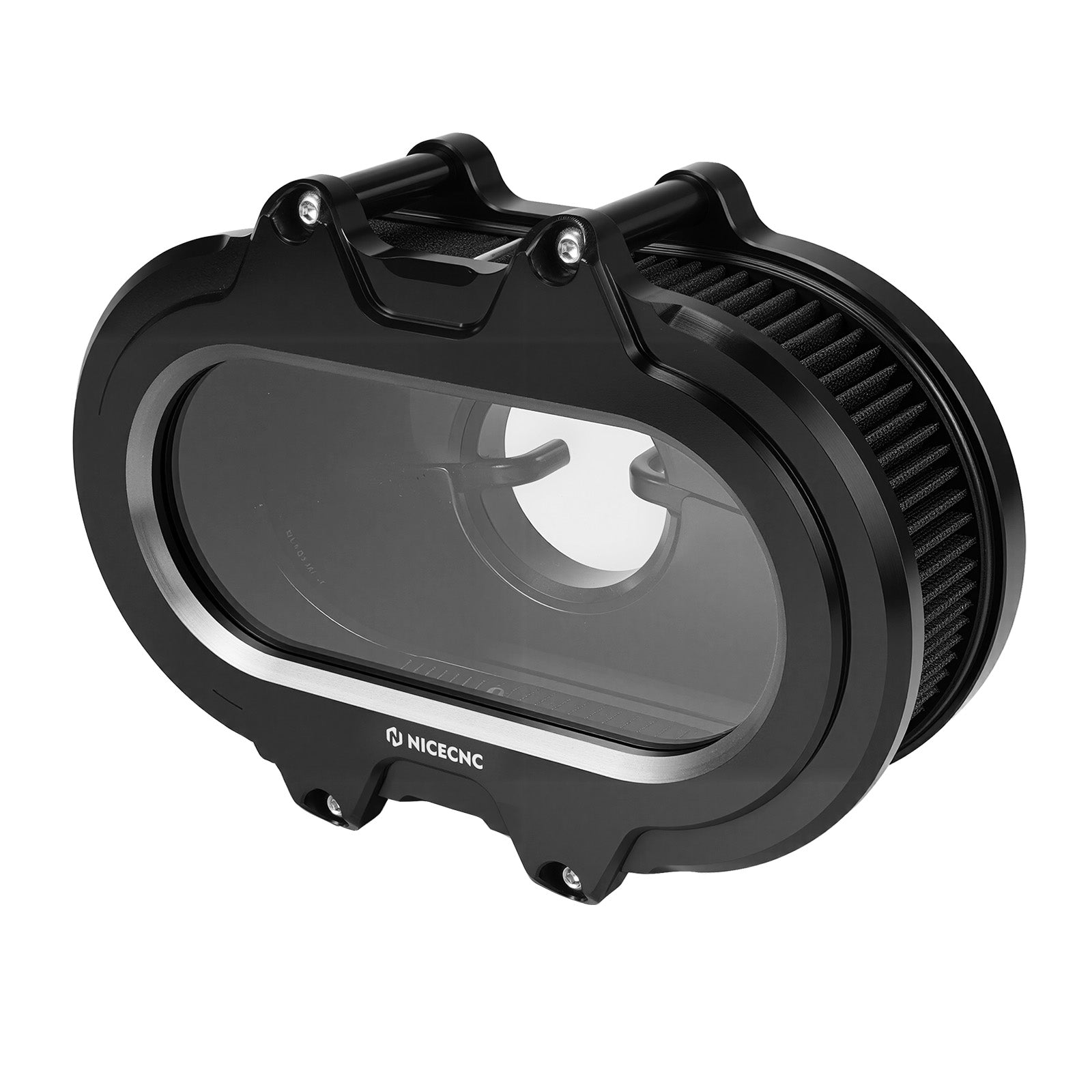 M8 Transparenter Luftfilter-Ansaugfilter-Kit für Harley Road King Electra Street Glide
