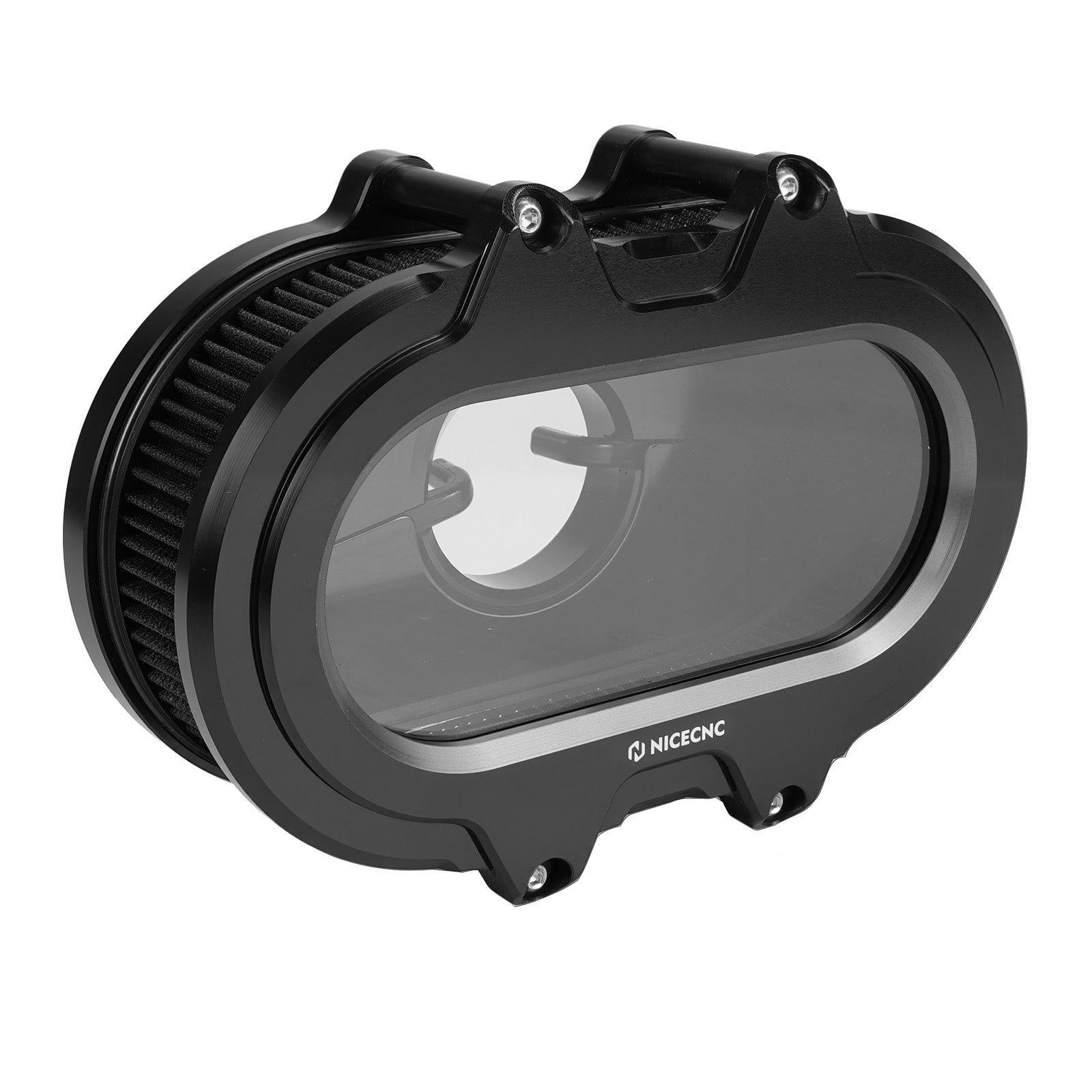 M8 Transparenter Luftfilter-Ansaugfilter-Kit für Harley Road King Electra Street Glide