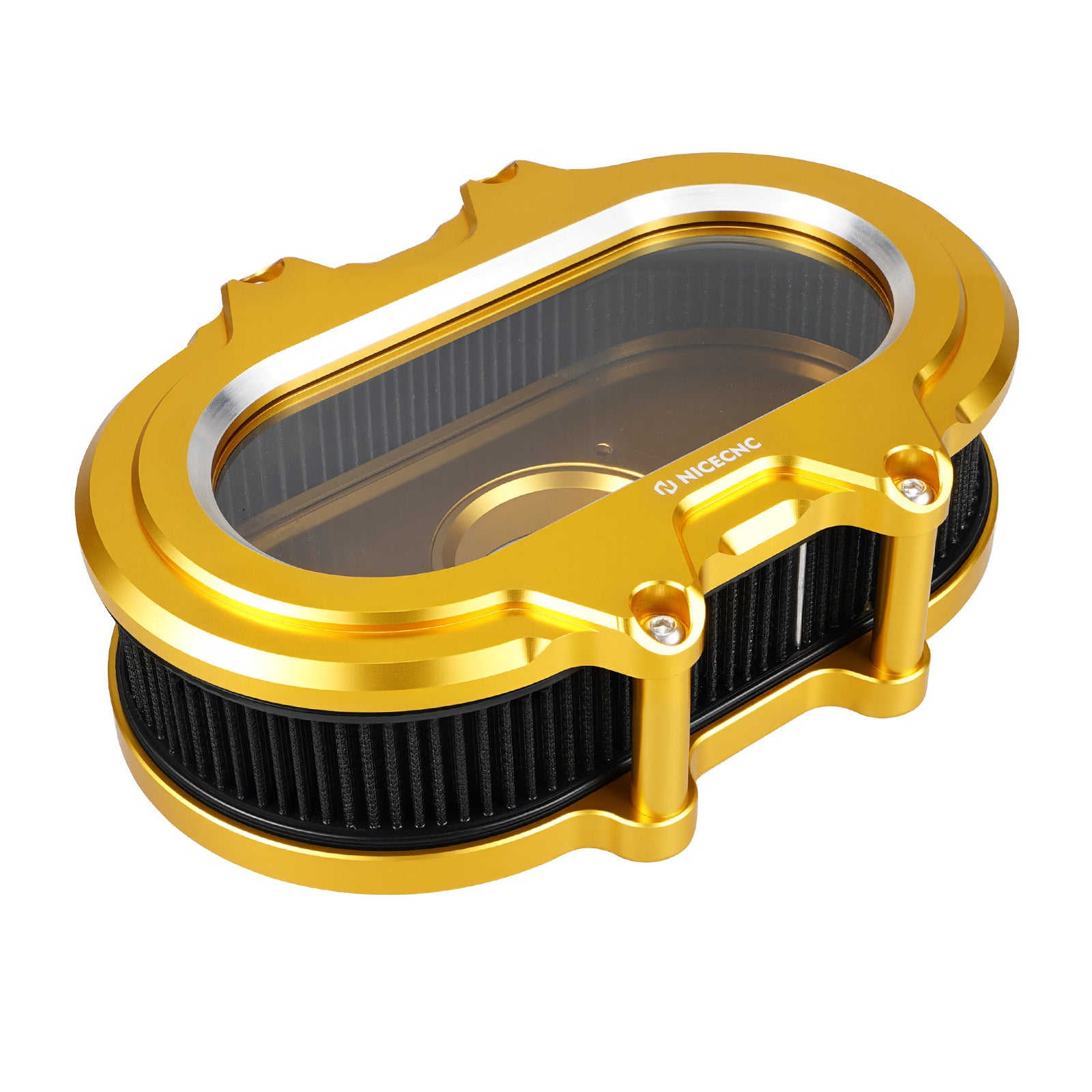 M8 Transparenter Luftfilter-Ansaugfilter-Kit für Harley Road King Electra Street Glide