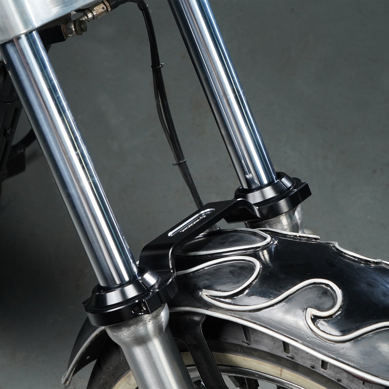 Gabelstrebe Stabilisator Für Harley Sportster 883 1200 XL Vierzig Acht