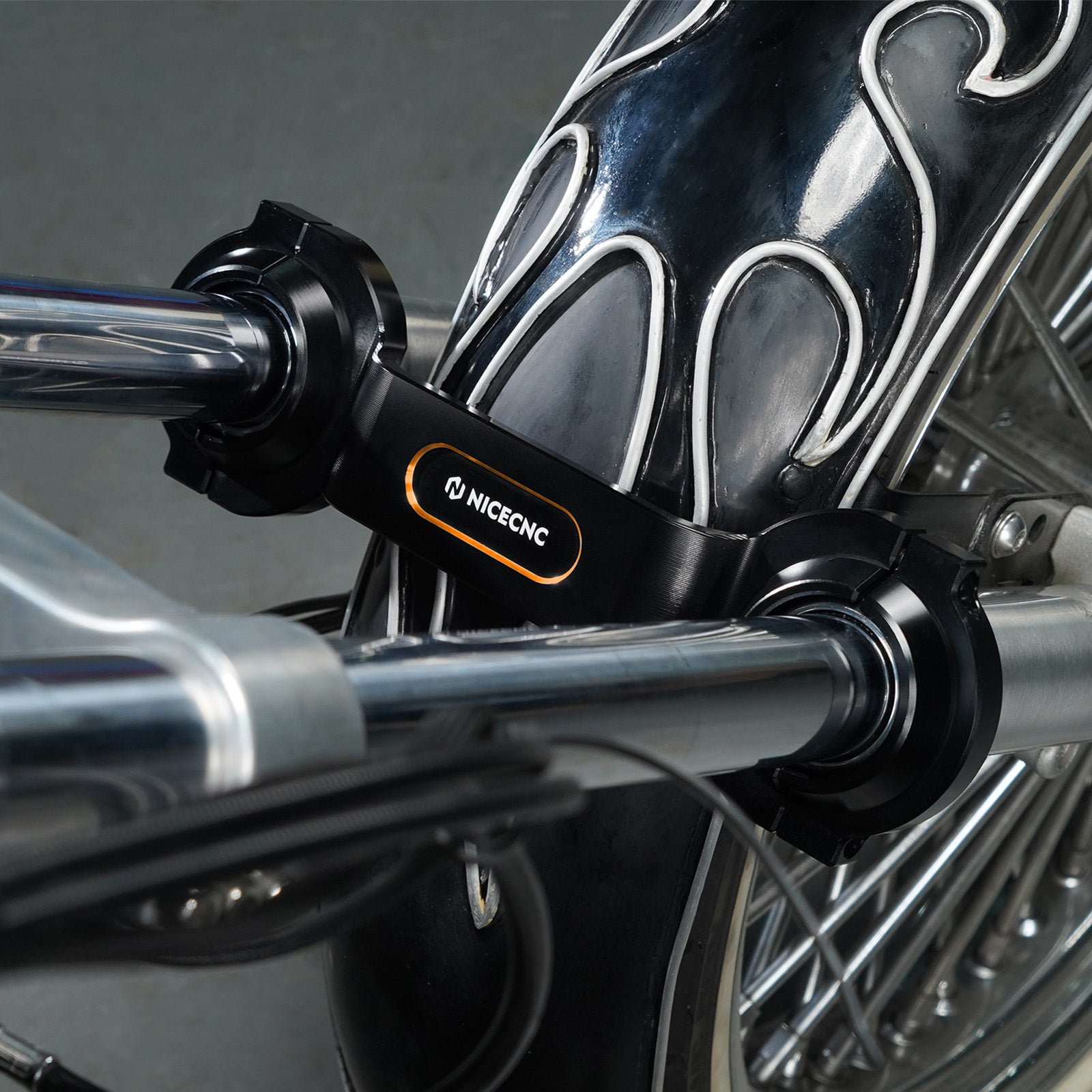 Gabelstrebe Stabilisator Für Harley Sportster 883 1200 XL Vierzig Acht