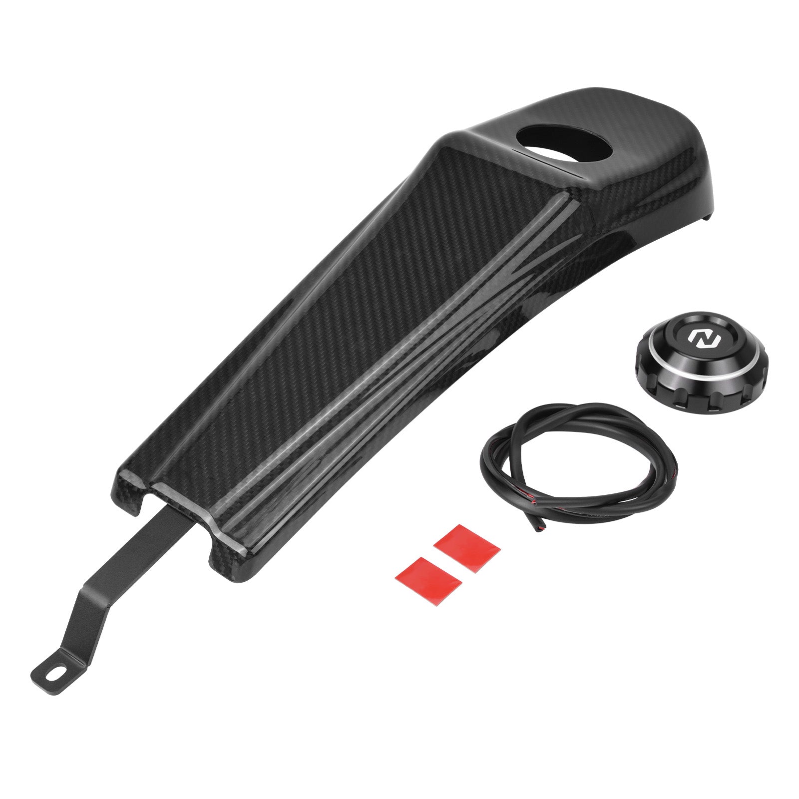 Tankdeckel mit Carbonfaser-Einsatzblende für Harley Electra Road Street Glide