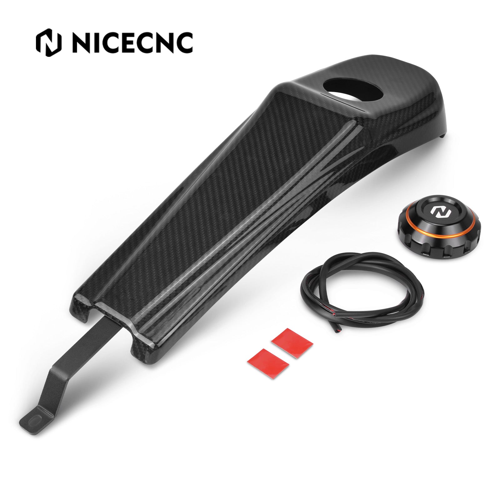 Tankdeckel mit Carbonfaser-Einsatzblende für Harley Electra Road Street Glide