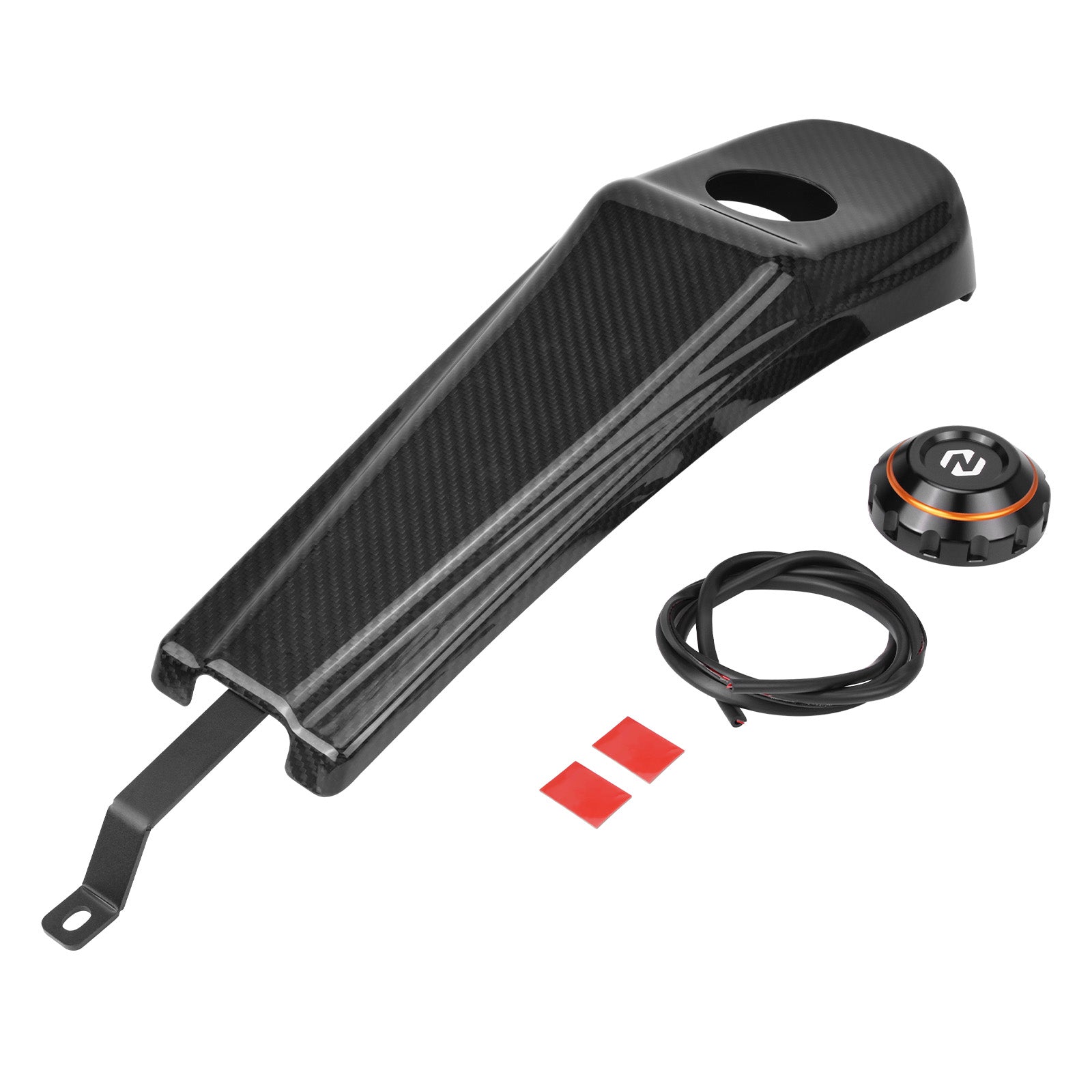 Tankdeckel mit Carbonfaser-Einsatzblende für Harley Electra Road Street Glide