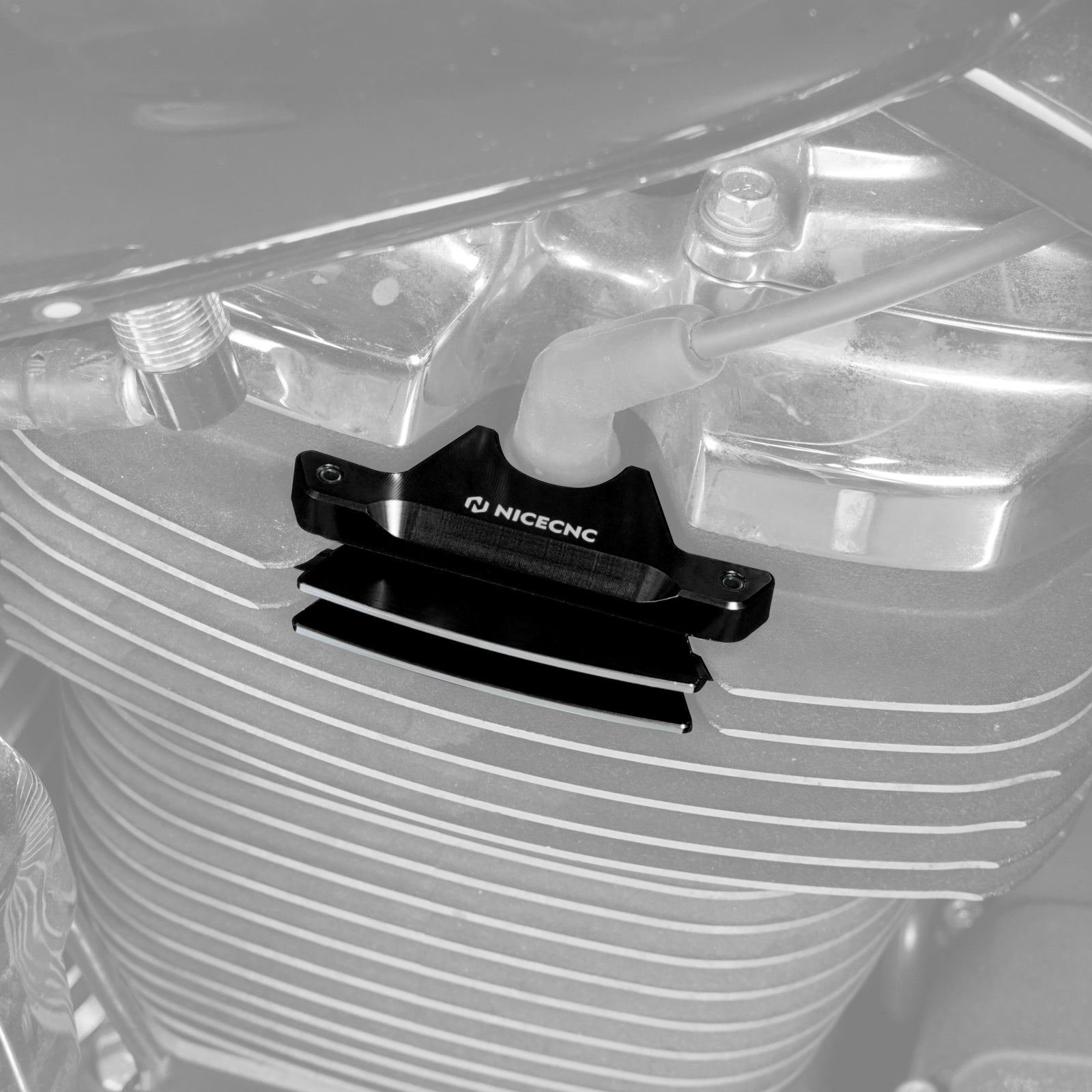 M8-Zündkerzenabdeckungen mit Kühlrippen für Harley Low Rider Fat Boy Street Bob Softail