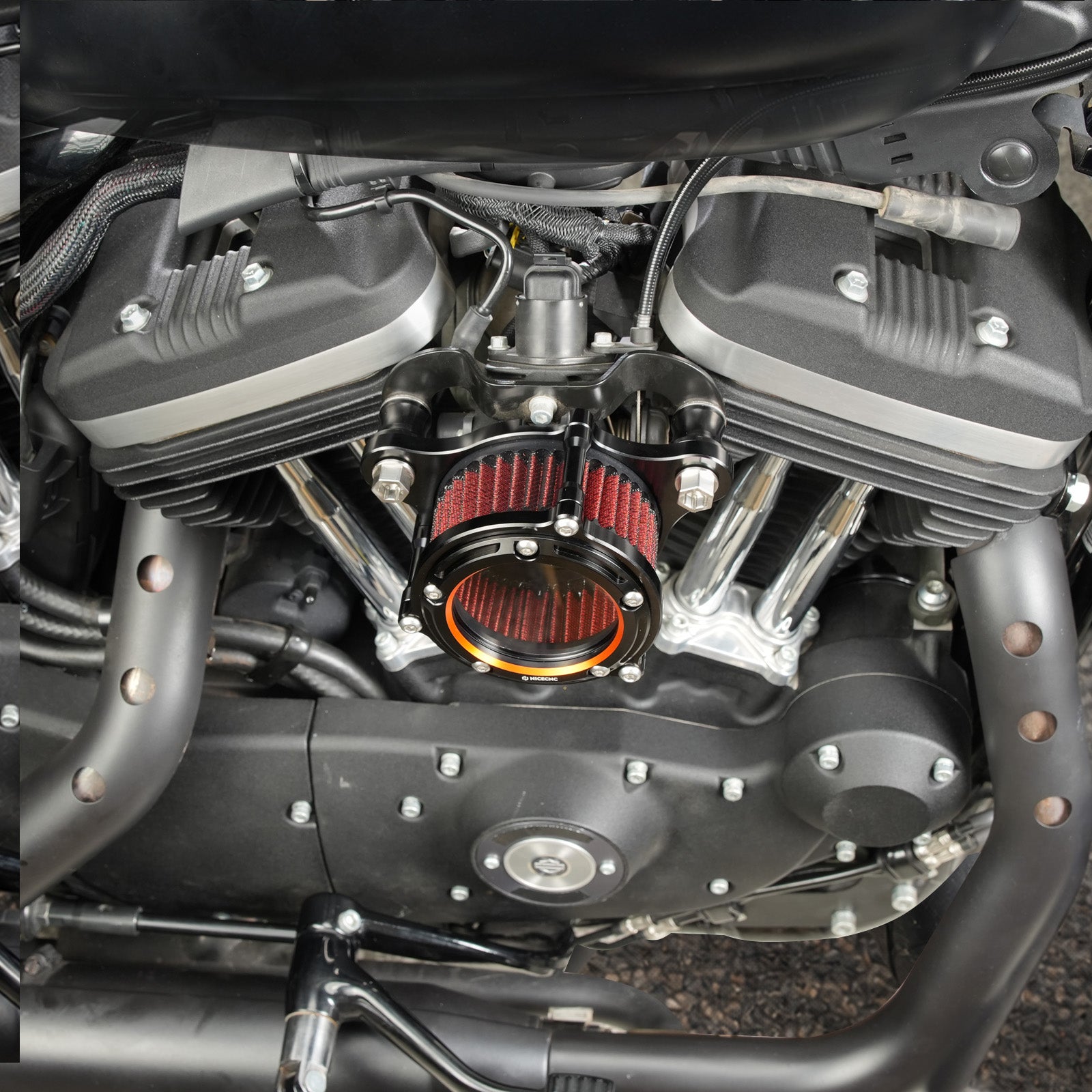 Luchtfilter luchtinlaatfilter voor Harley Sportster 1200 883 48 XL