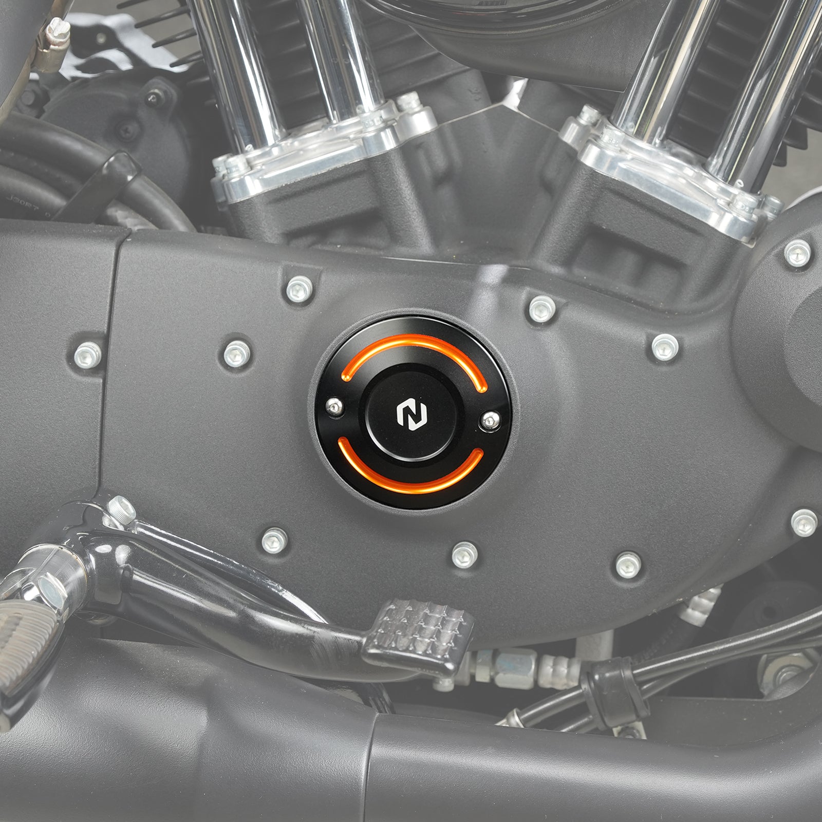 Timer-Abdeckkappe für Harley Sportster 1200 Iron 883 Forty-Eight Roadster