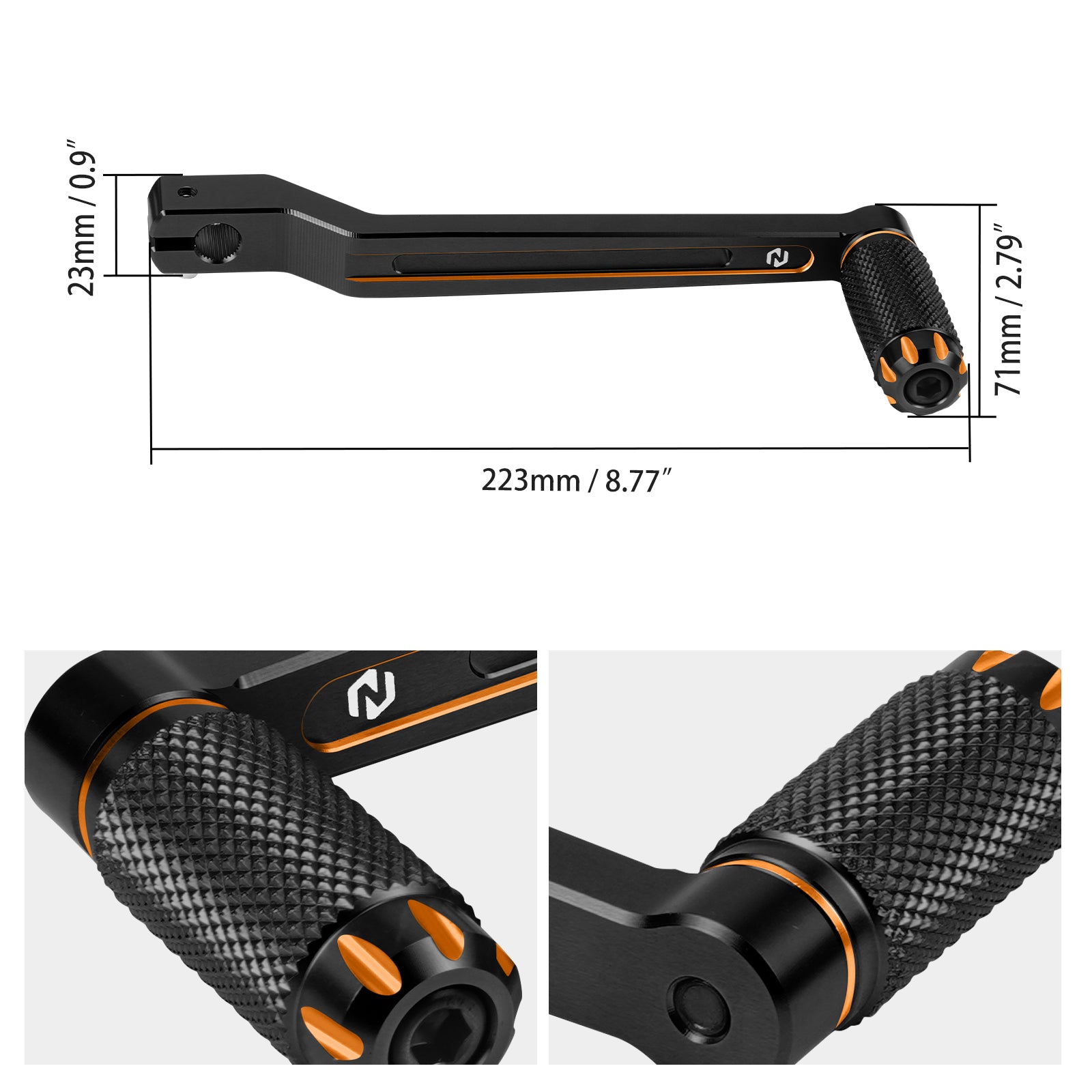 Erweiterte Ferse Kappe Getriebe Schalthebel Kit Für Harley Road King Electra Street Glide