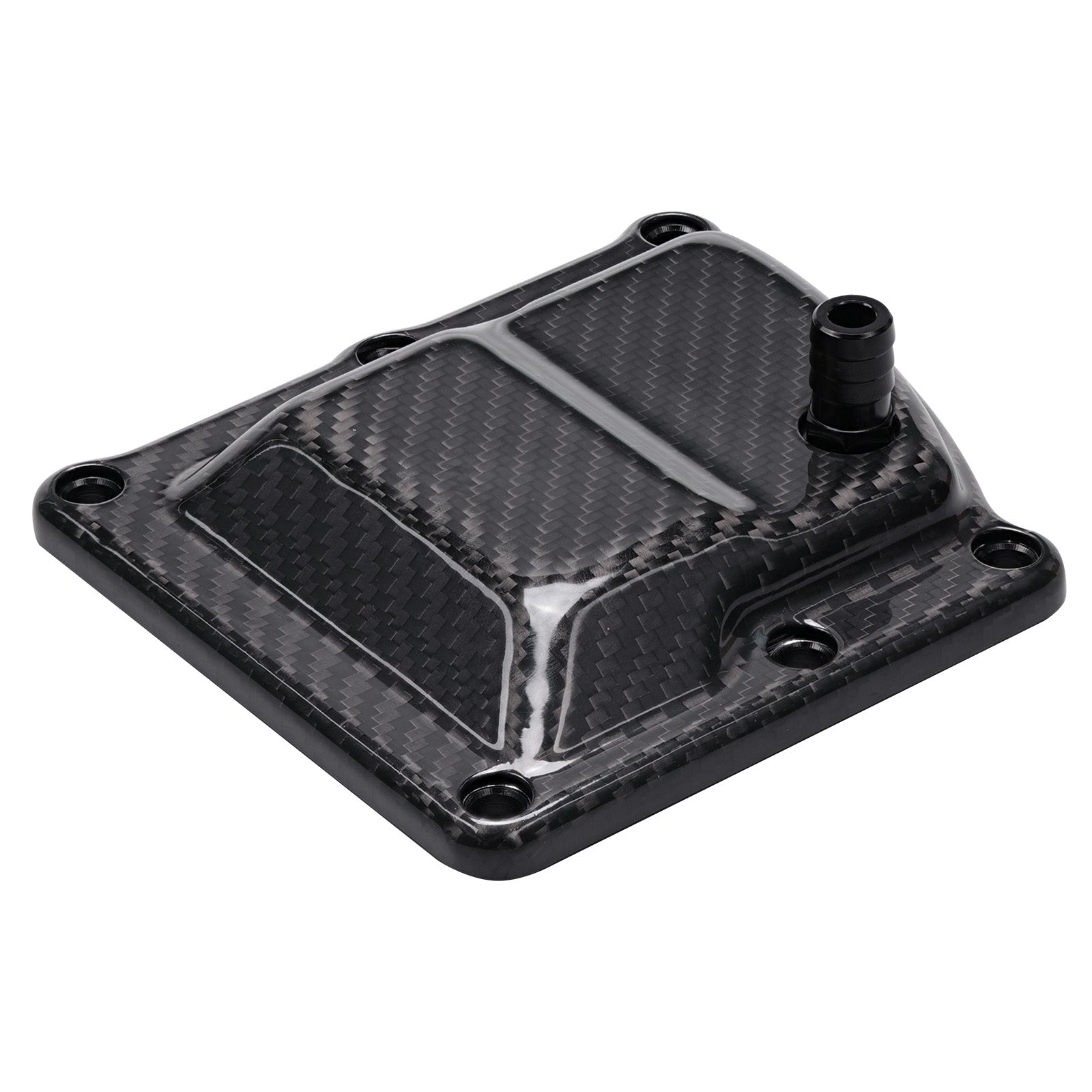 Kohlefaser-Gehäuse M8 Belüftete Getriebeabdeckung für Harley Road King Street Glide