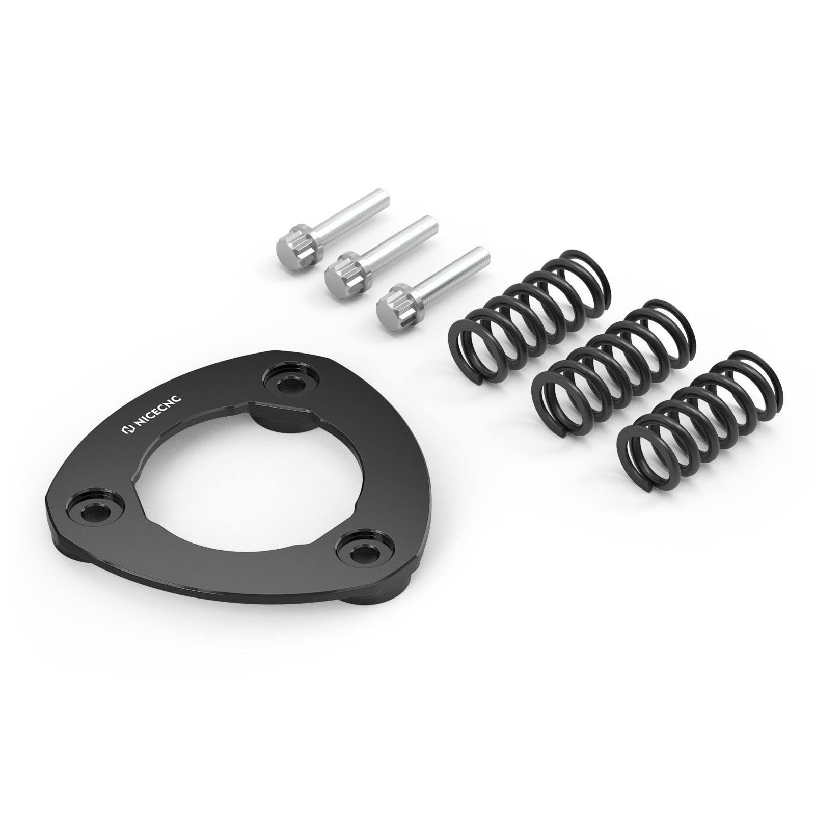 M8 Motordeckel + Kupplungsdruckplatten-Kit für Harley Road King Electra Street Glide