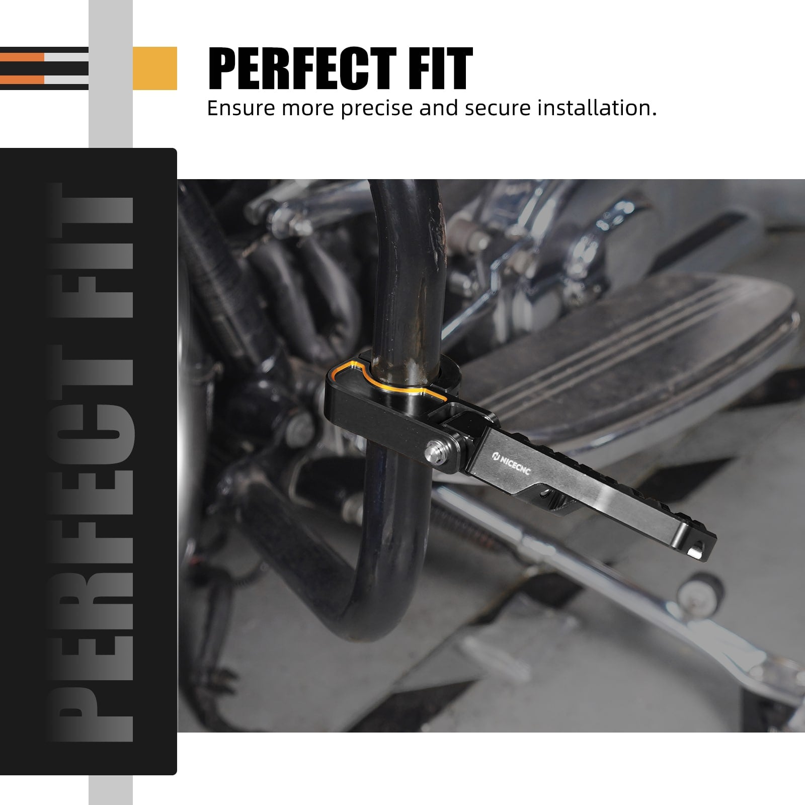 CNC Motorschutz Fußraste Fußrastenhalterung Für Harley Road King FLHR 2014-2023