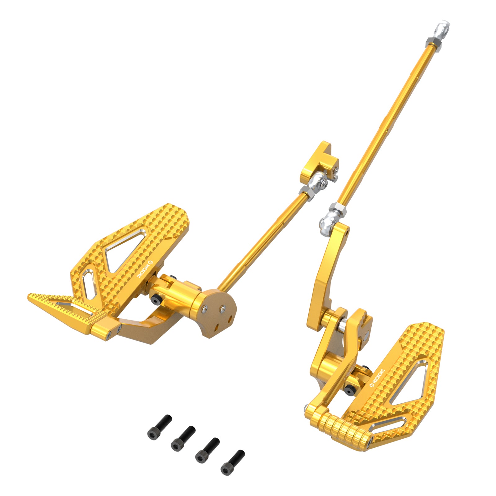 Vorverlegte Fußrastenanlage für Harley Dyna Low Rider Street Bob Fat Bob