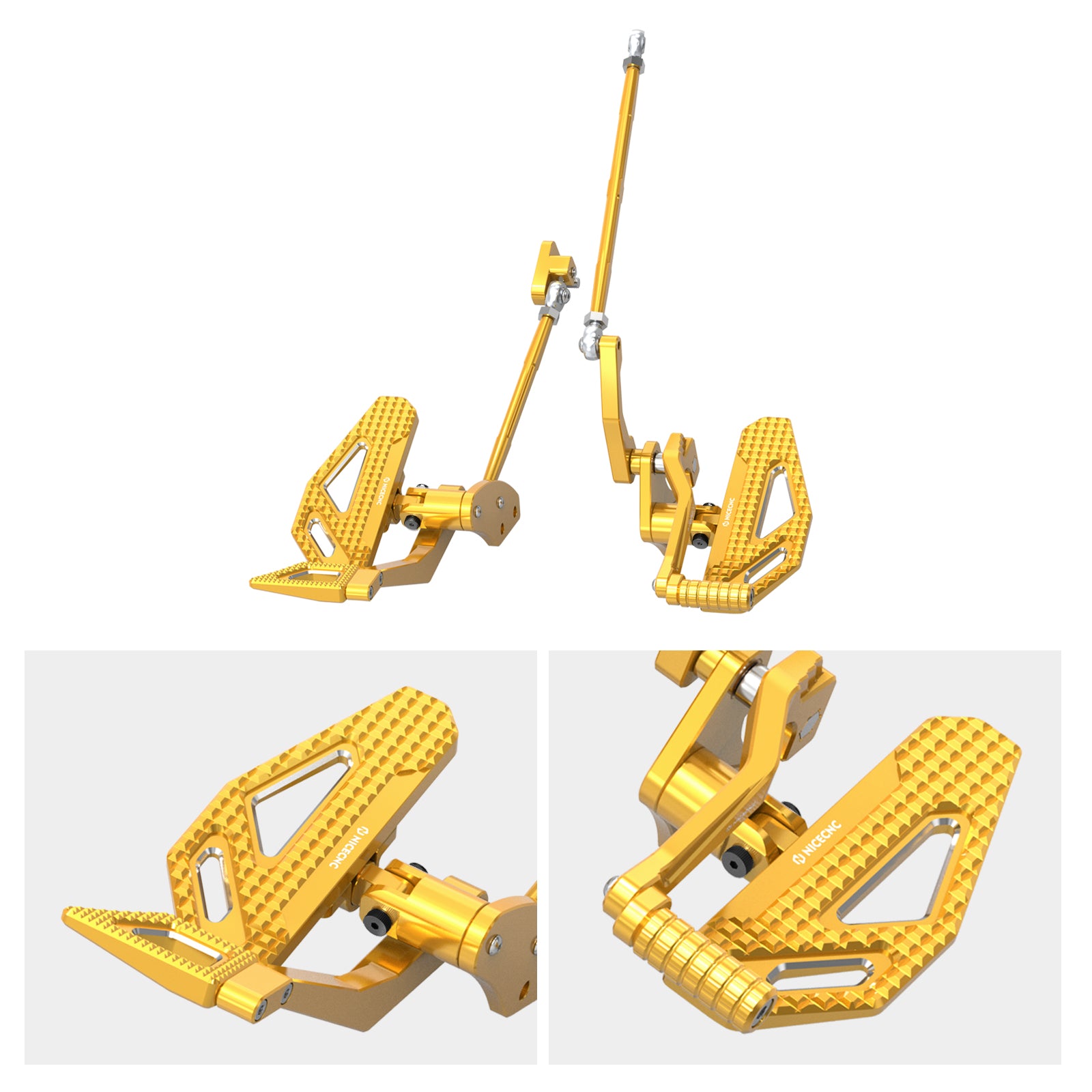 Vorverlegte Fußrastenanlage für Harley Dyna Low Rider Street Bob Fat Bob