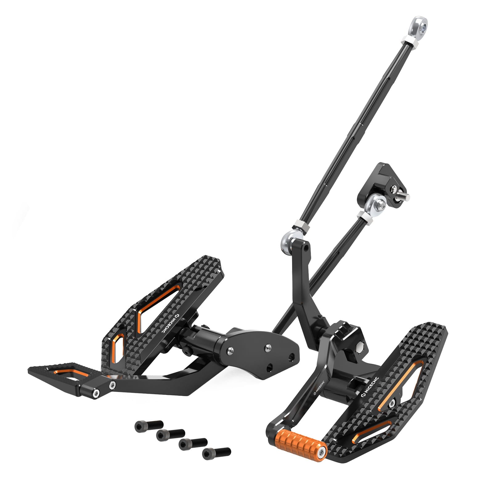 Vorverlegte Fußrastenanlage für Harley Dyna Low Rider Street Bob Fat Bob