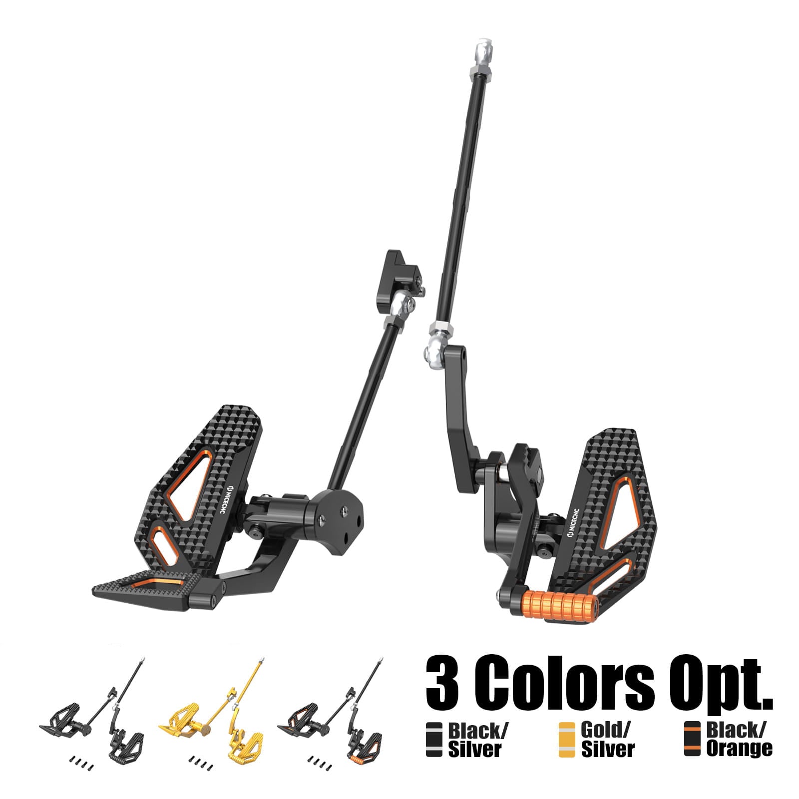 Vorverlegte Fußrastenanlage für Harley Dyna Low Rider Street Bob Fat Bob