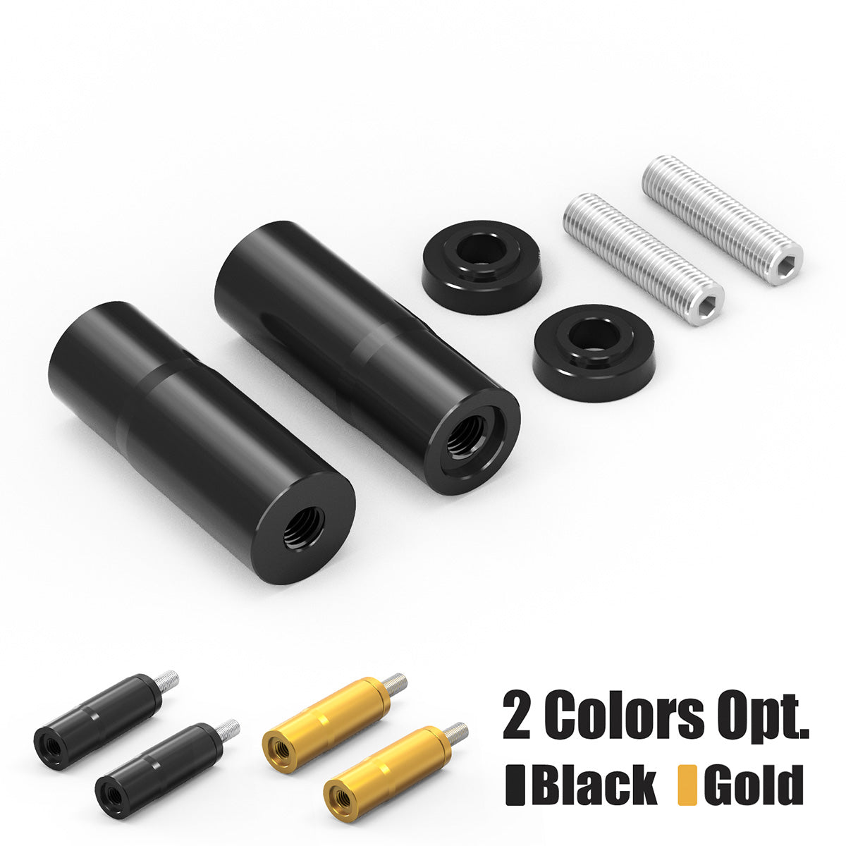 3 "x 1-1/4" Lenker Riser Extensions Beine für Harley Dyna Fat Bob Low Rider Street Bob Super Glide