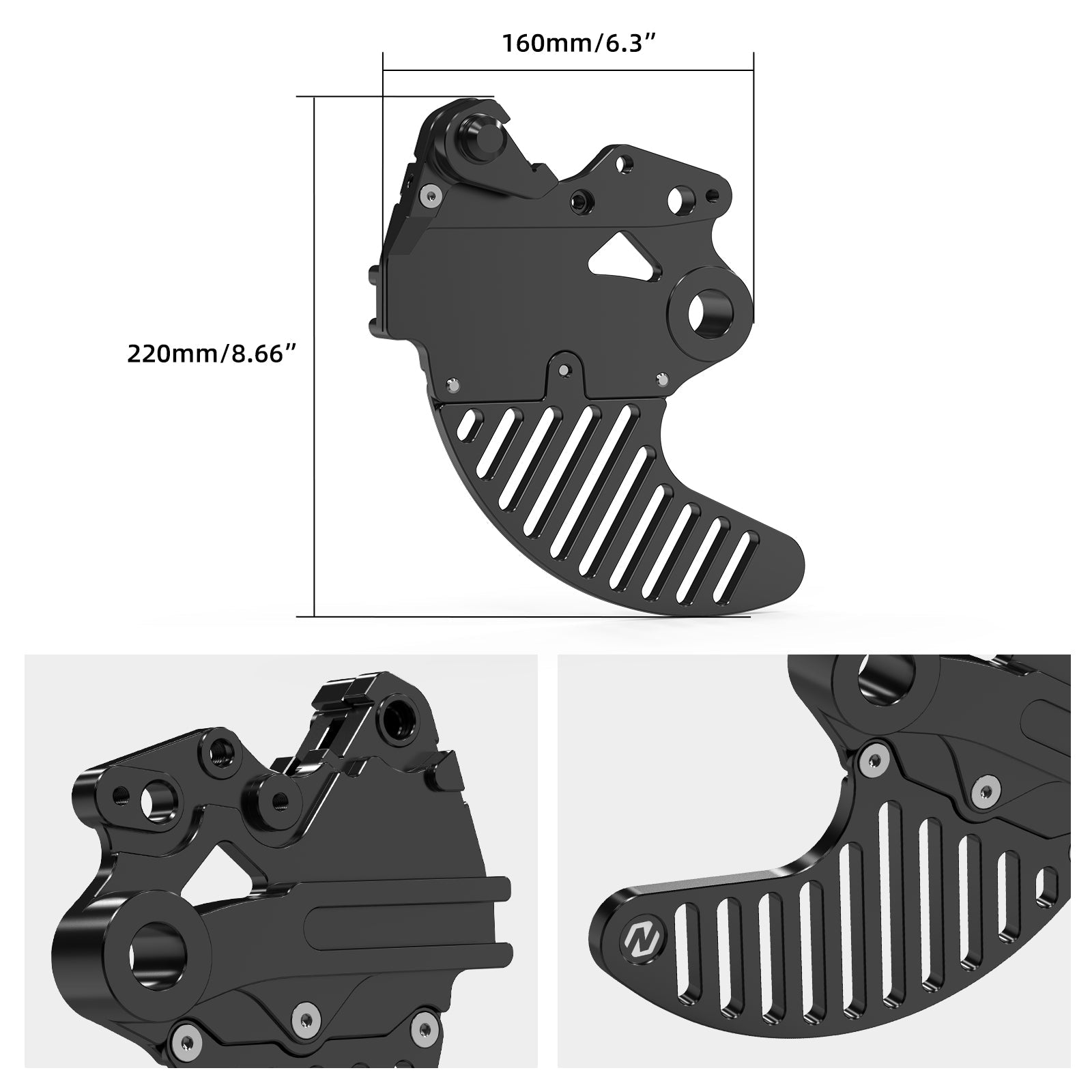 Bremsscheibenschutz hinten für Yamaha Tenere 700/XTZ700 2019-2024