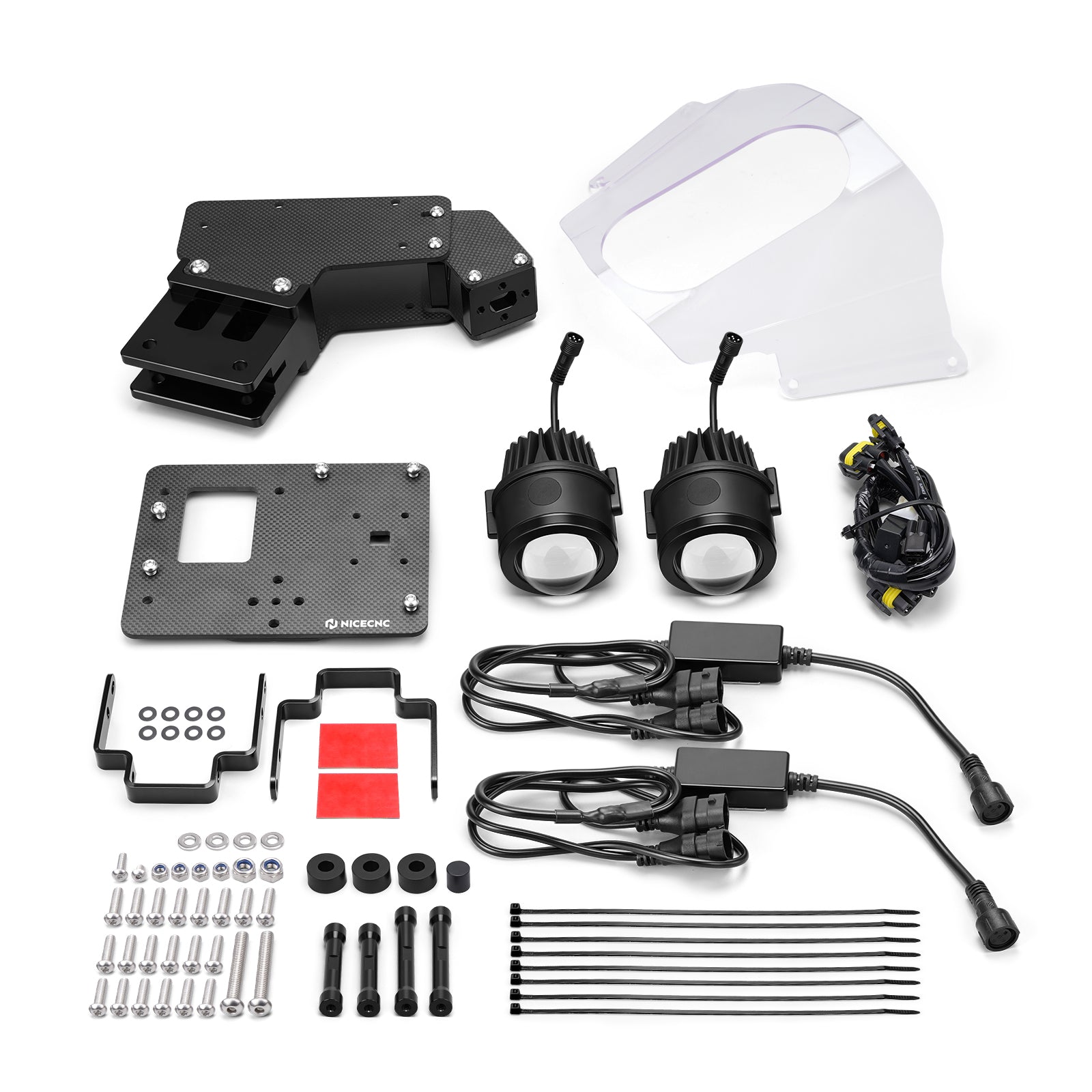 Hochleistungs- Plug & Play verstellbares Rallye-Kit für Yamaha Tenere 700 2019–2024