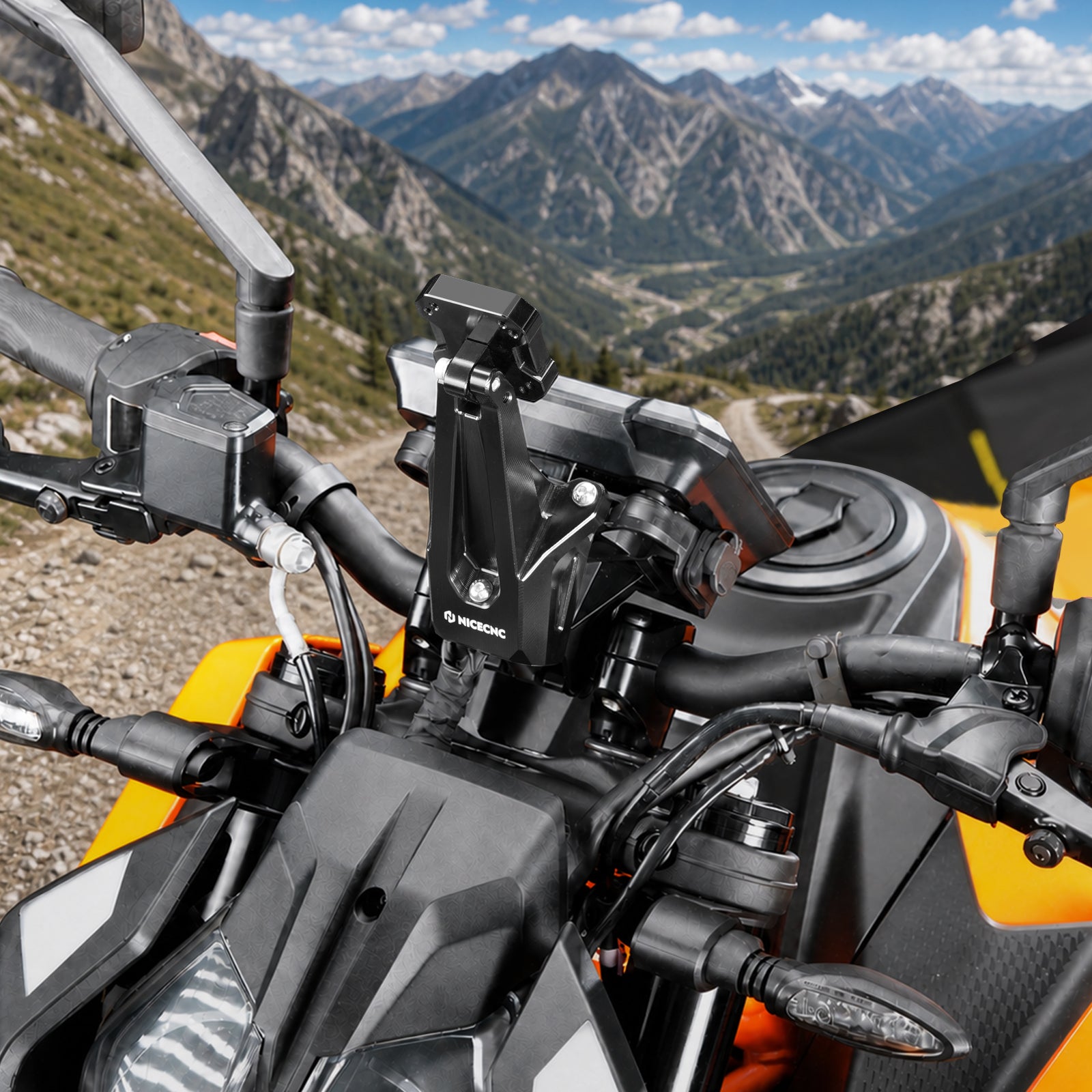 Supporto AMPS Navi Porta cellulare per KTM 125/250/390 DUKE 2024-2026