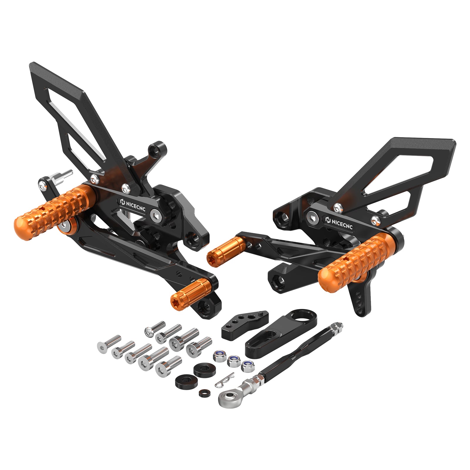 Verstellbare Fußrastenanlage für KTM 390 Duke 2024–2026