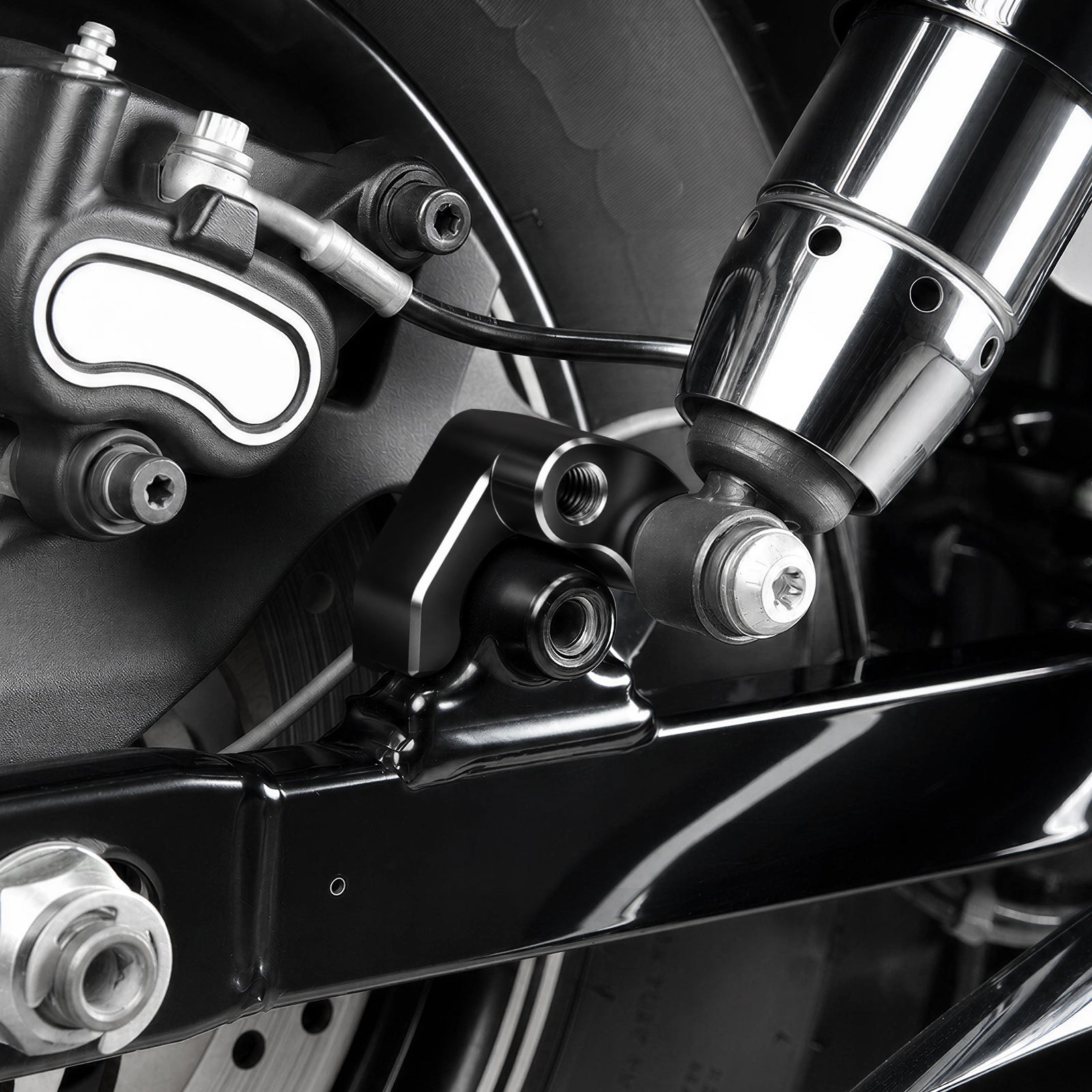 2-vägs justerbart bakhöjningskit för Harley Dyna Street Bob Super Glide Low Rider 2006–2017