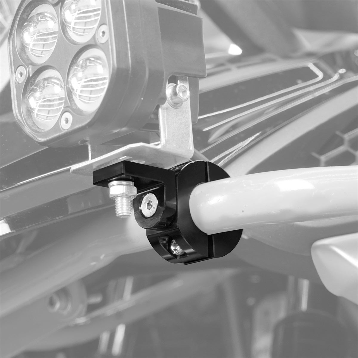 Paar 1 "Licht Montieren Licht Stoßstange Clamp Für YAMAHA TENERE 700 2019-2024