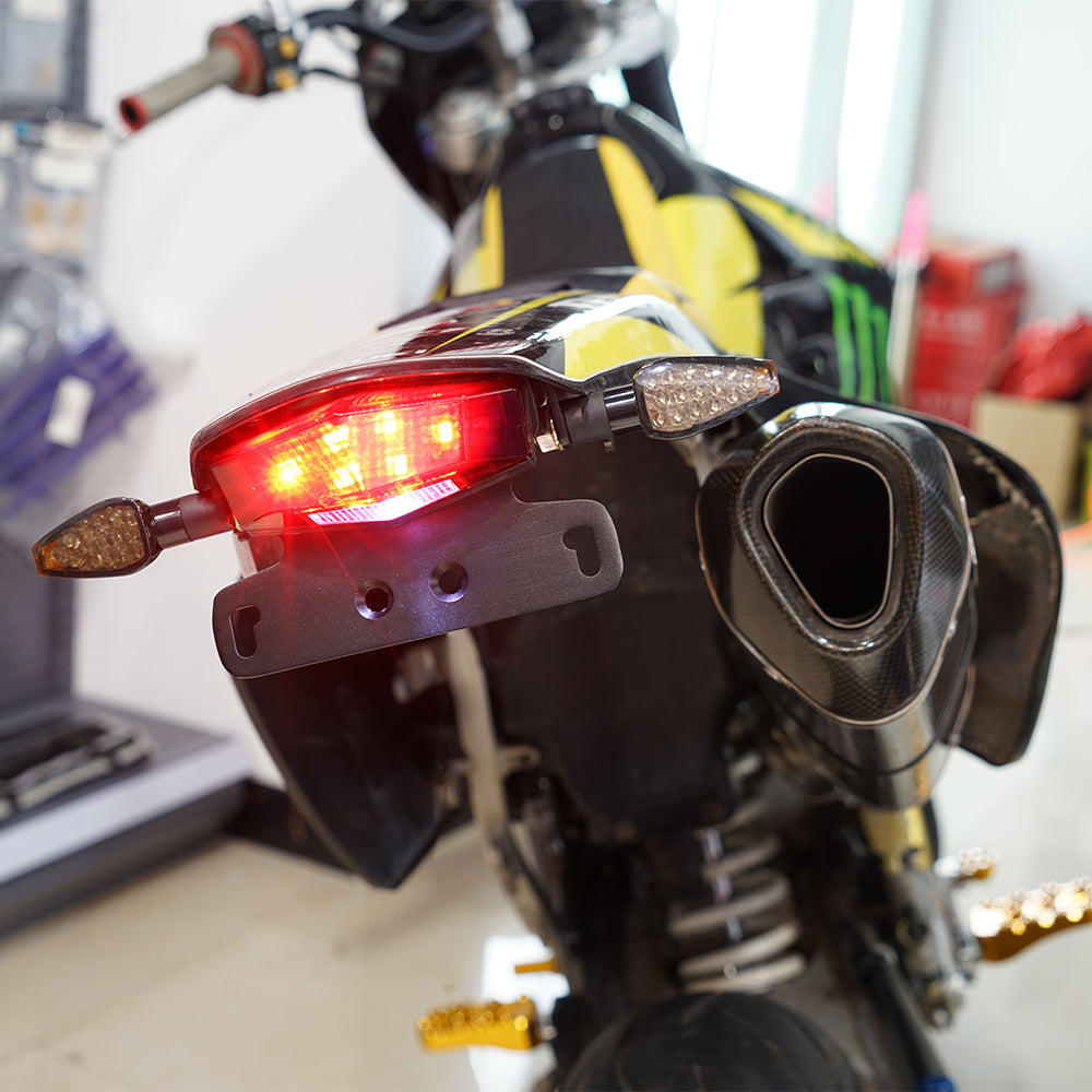 Hinten Schwanz Ordentlich Fender Eliminator LED Bremslicht Für Suzuki DRZ400S 2000-2024