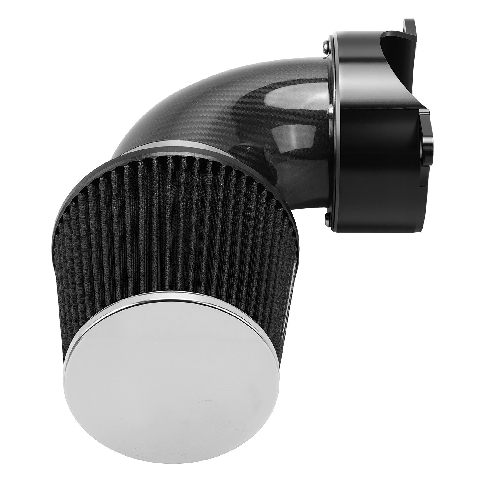 High-Flow Luftfilter mit externem Entlüftungs-Kit für Harley Dyna Street Fat Bob Super Wide Glide Low Rider