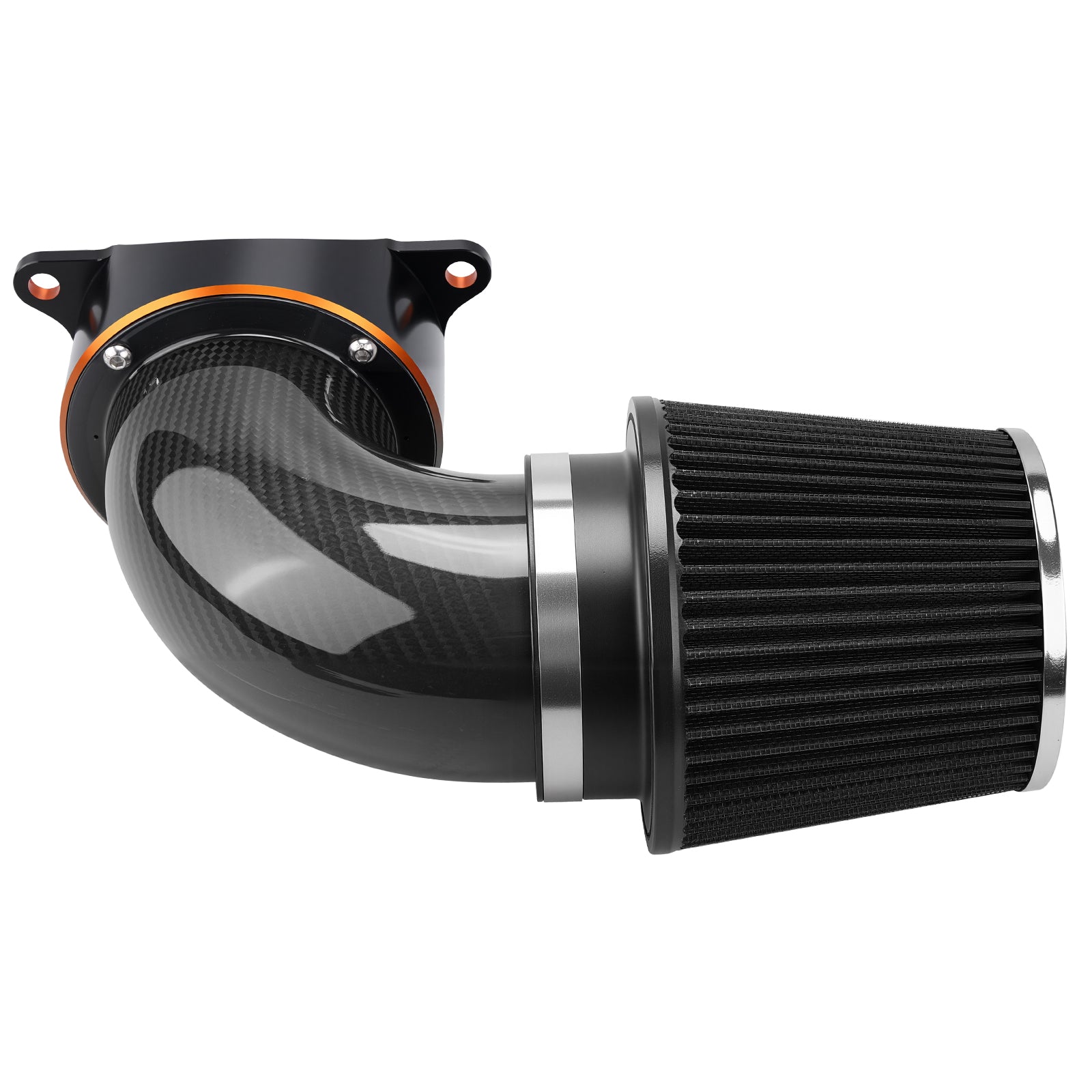 High-Flow Luftfilter mit externem Entlüftungs-Kit für Harley Dyna Street Fat Bob Super Wide Glide Low Rider