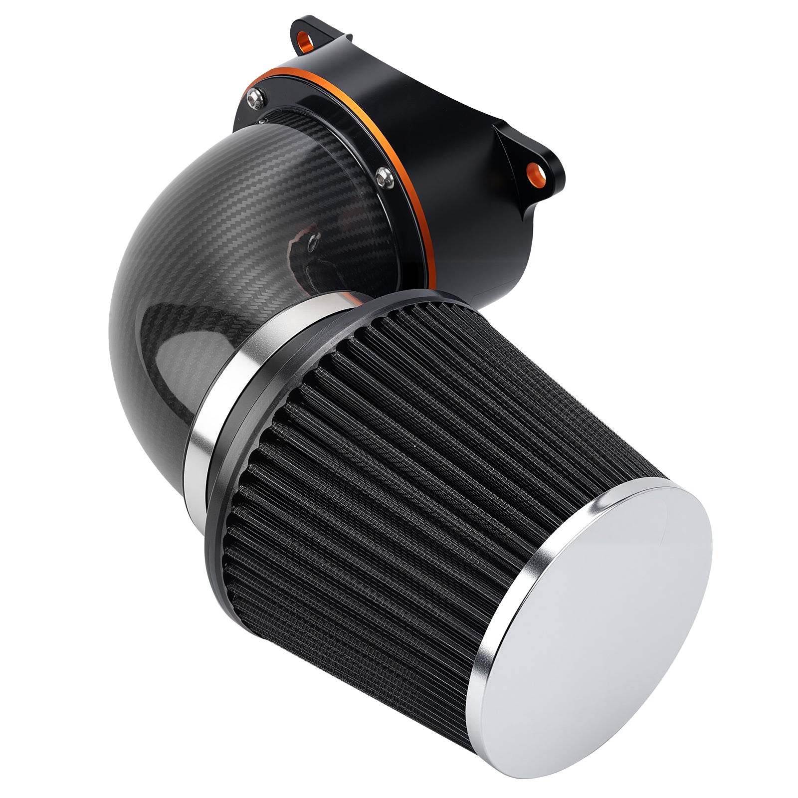 High-Flow Luftfilter mit externem Entlüftungs-Kit für Harley Dyna Street Fat Bob Super Wide Glide Low Rider