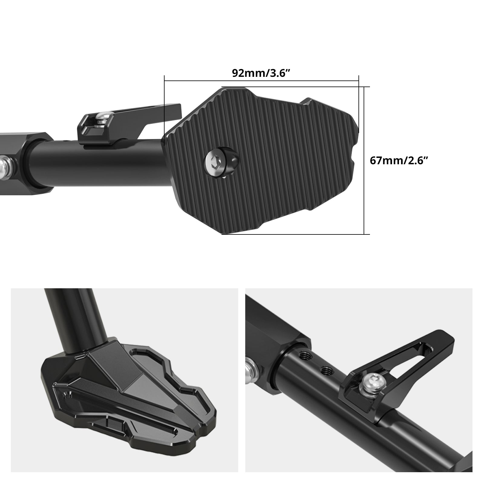 Verstellbarer Seitenständer für BMW R1200 2013-2019 R1250 GS/ Adventure 2019-2024