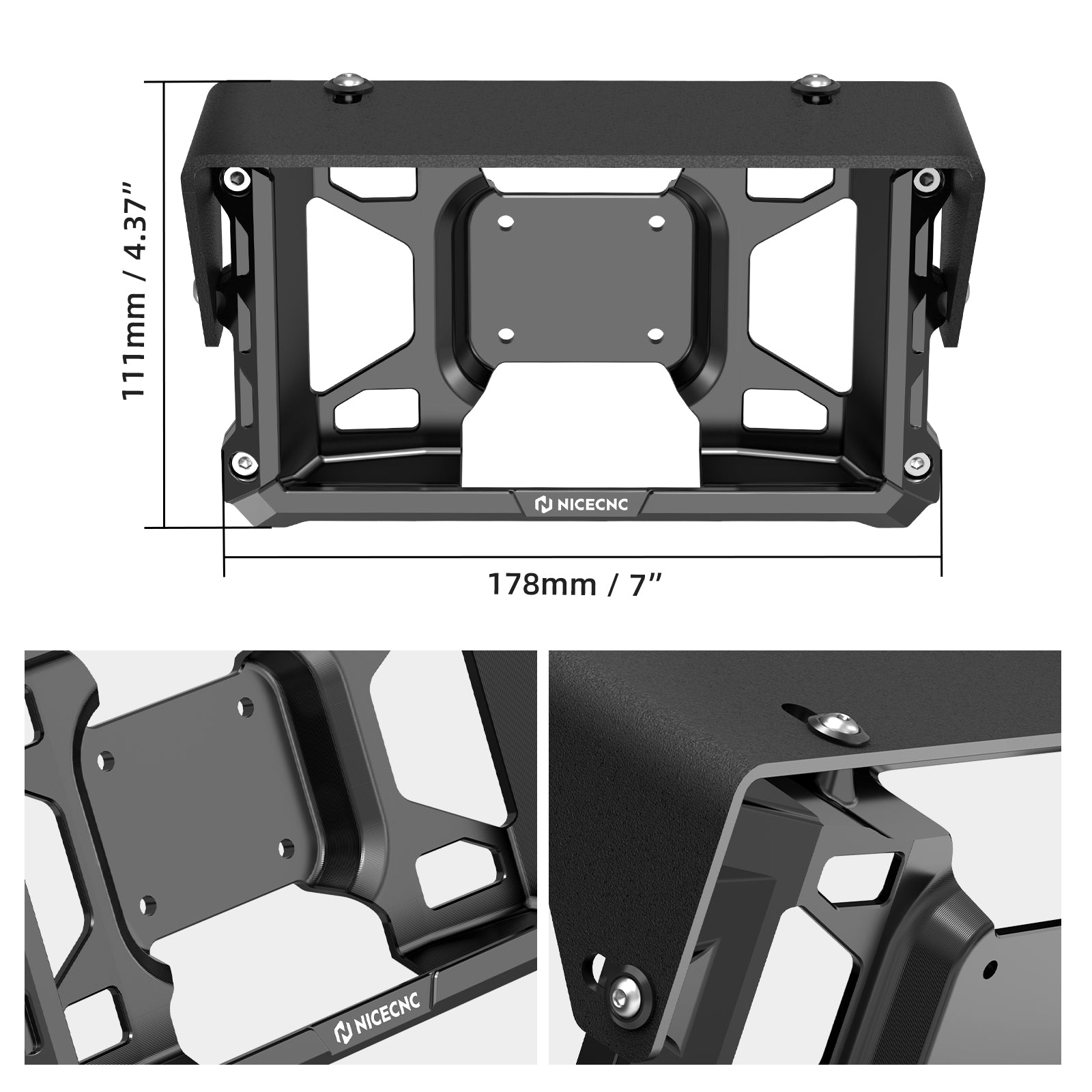 Schutzhülle + verstellbares Sonnenblenden-Kit für Garmin Zumo XT2 6-Zoll-Geräte