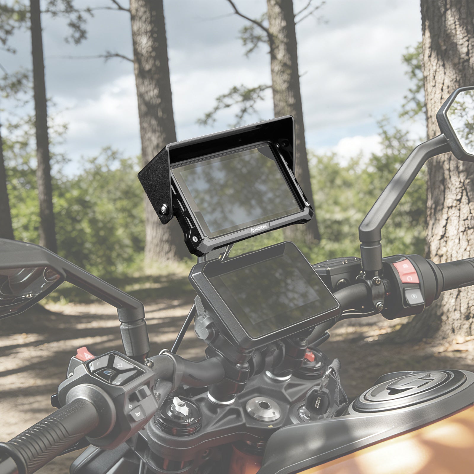 Schutzhülle + verstellbares Sonnenblenden-Kit für Garmin Zumo XT2 6-Zoll-Geräte