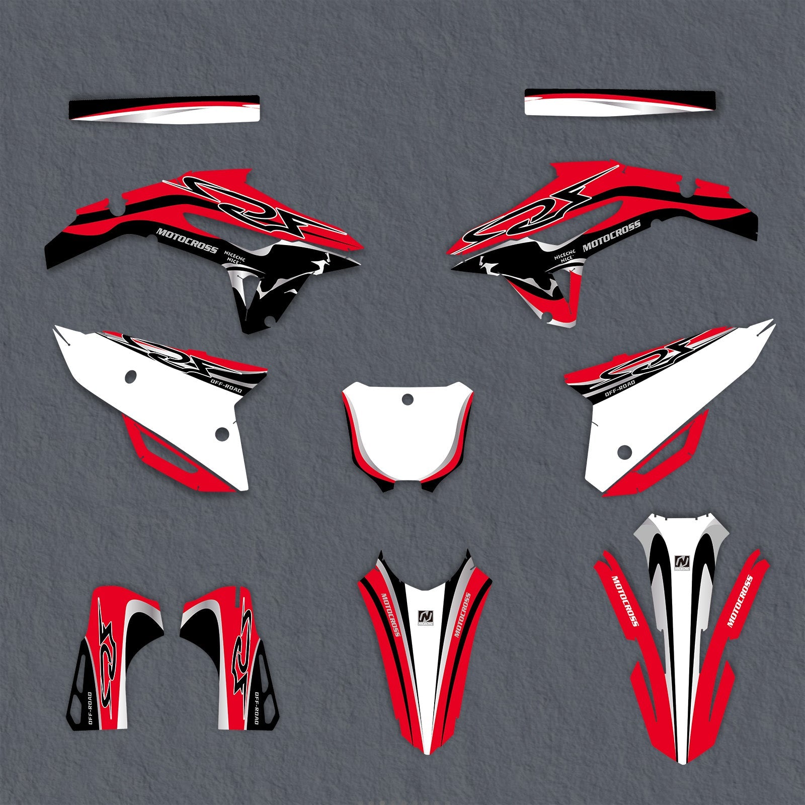 Komplettes Grafik-Aufkleber-Set für Honda CRF250 2022-2024