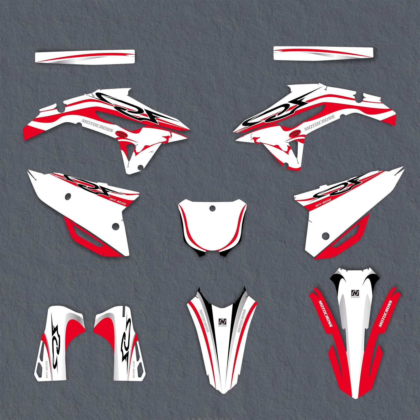 Komplettes Grafik-Aufkleber-Set für Honda CRF250 2022-2024